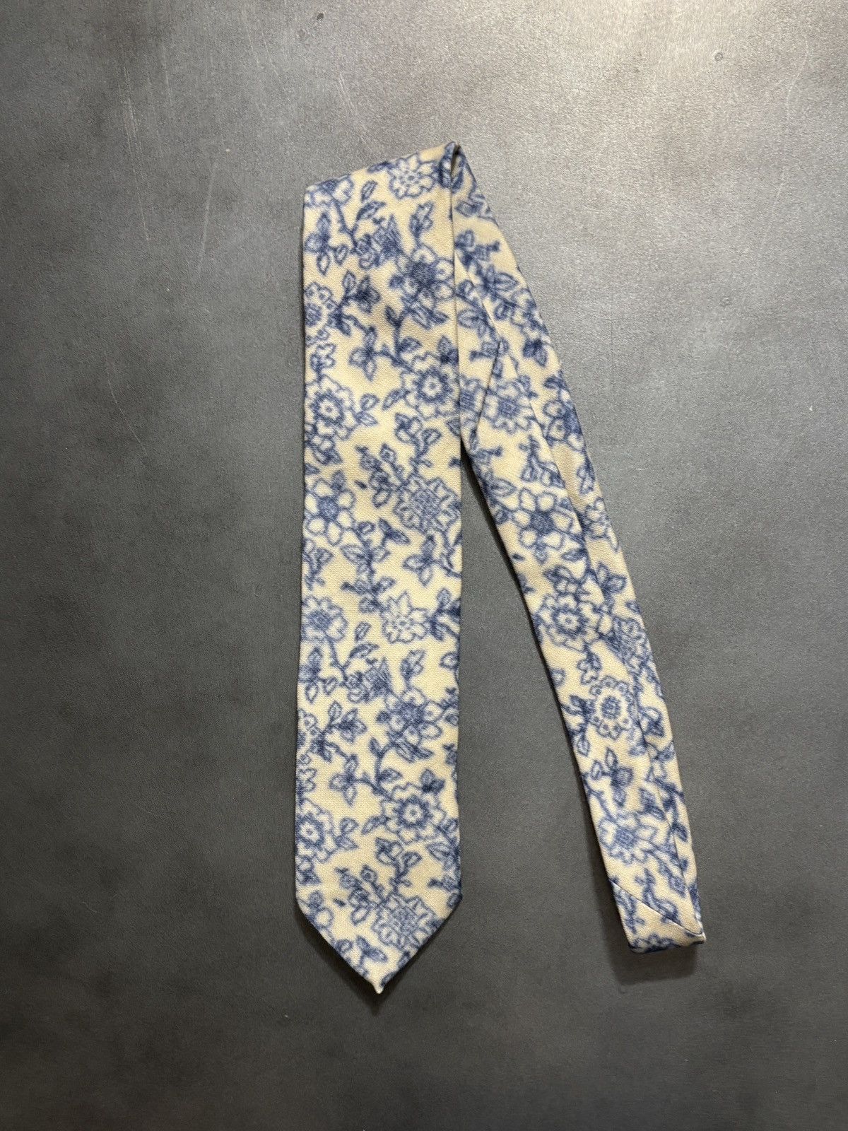 Vintage Vintage English Blue Willow Plate JPG Tattoo Pattern Necktie Size ONE SIZE - 10 Thumbnail