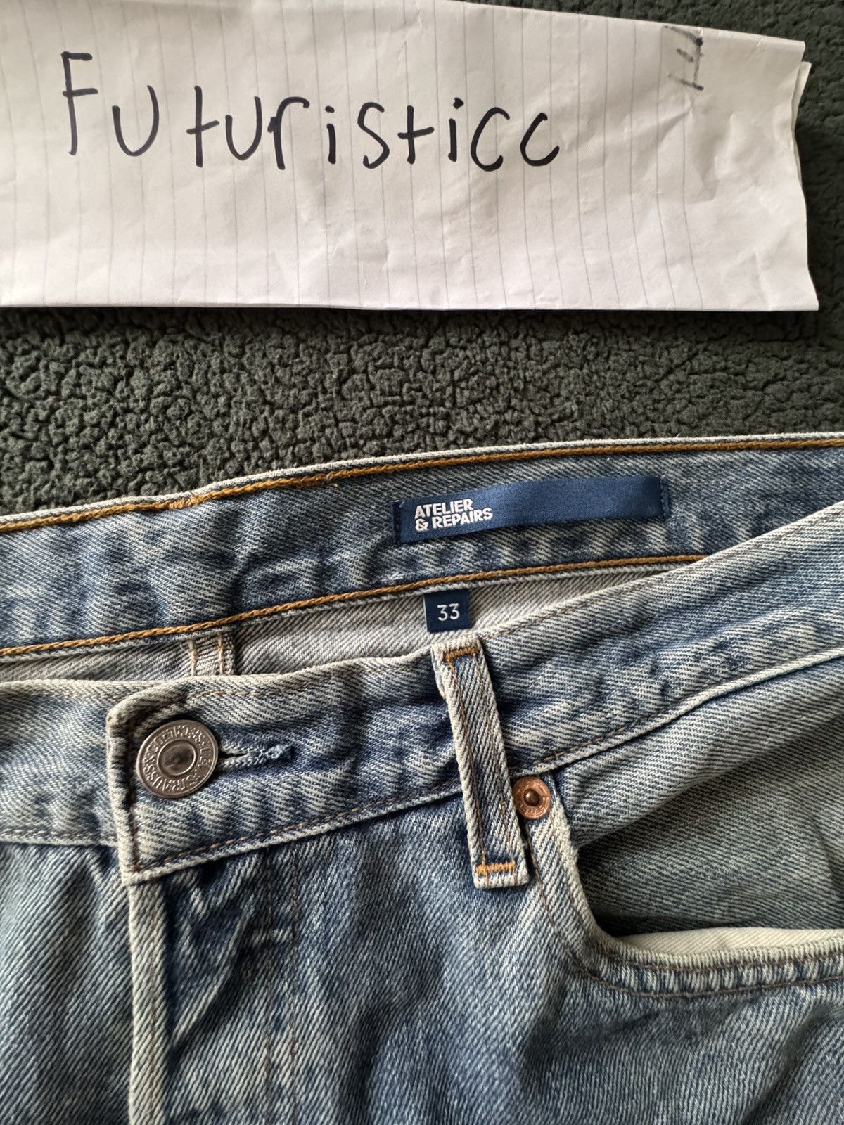 Atelier & Repairs × Levi's Atelier & Repairs Patchwork Jeans Size US 33 - 3 Thumbnail