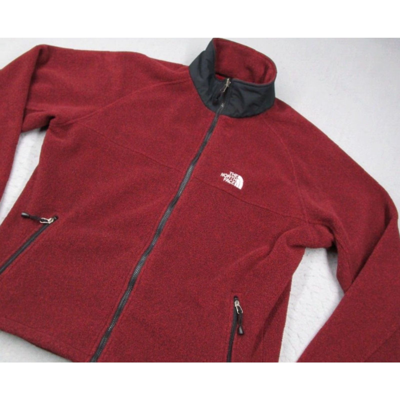 The North Face The North Face Mens Large Red Fleece Jacket - Full Zip Polartec - Classic Fit - Casual Sportswear Size US L / EU 52-54 / 3 - 2 Thumbnail