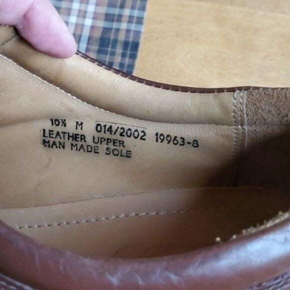 Stafford Stafford Sz 10.5M Brown Tie Dress Shoes Size US 10.5 / EU 43-44 - 5 Thumbnail