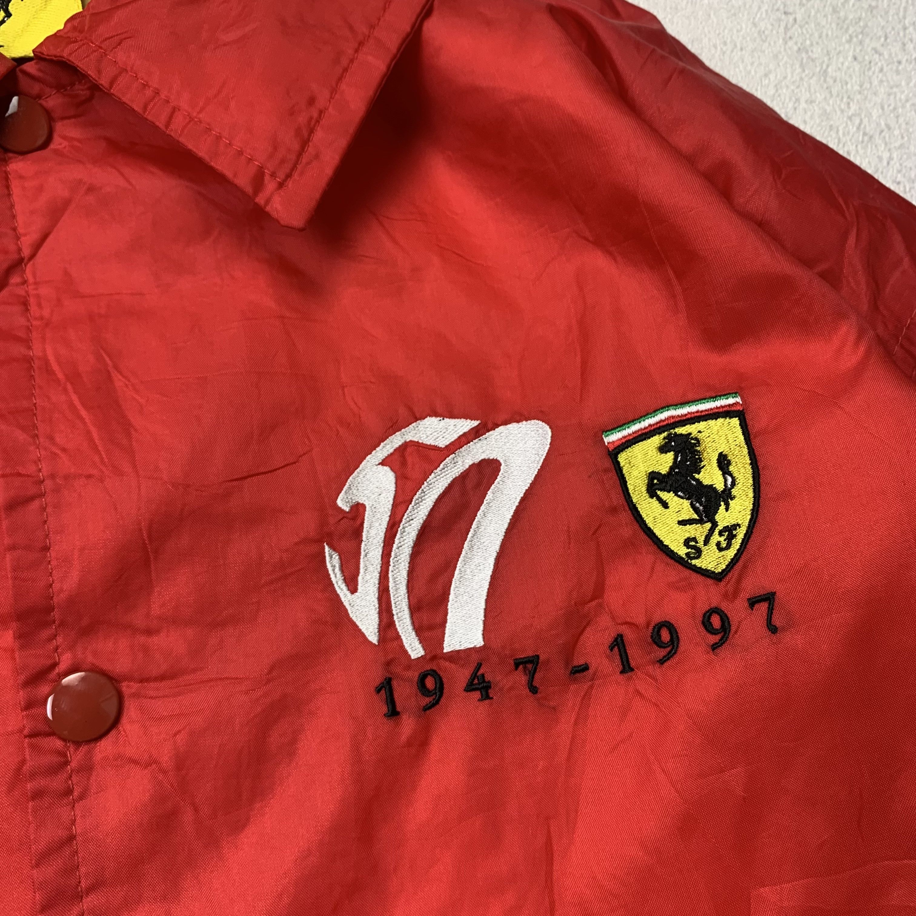 Ferrari Vintage Ferrari Windbreaker Jacket Size US L / EU 52-54 / 3 - 4 Thumbnail