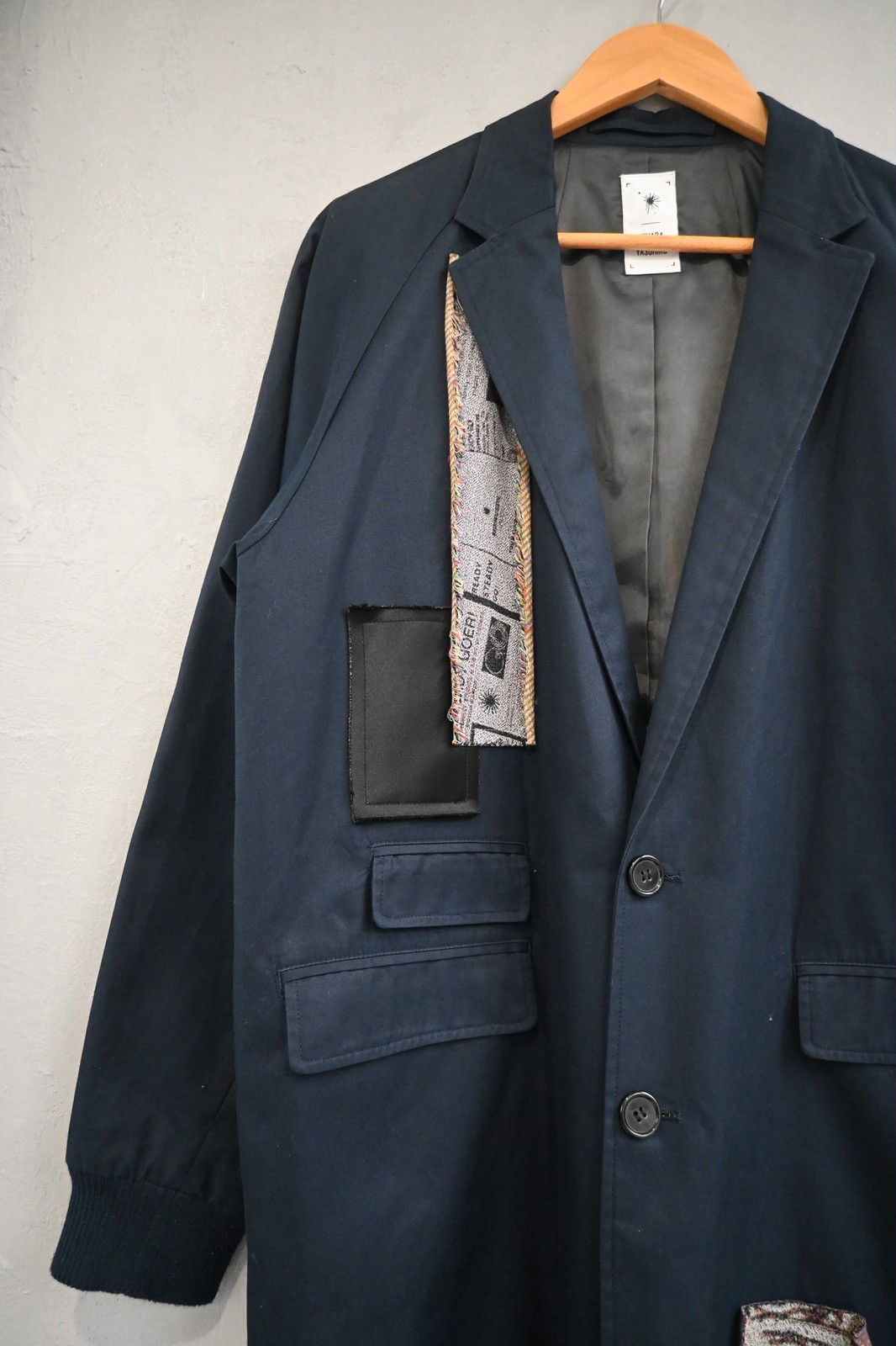 Maison MIHARA YASUHIRO MIHARA YASUHIRO Jacquard Chester Coat Size US M / EU 48-50 / 2 - 5 Thumbnail