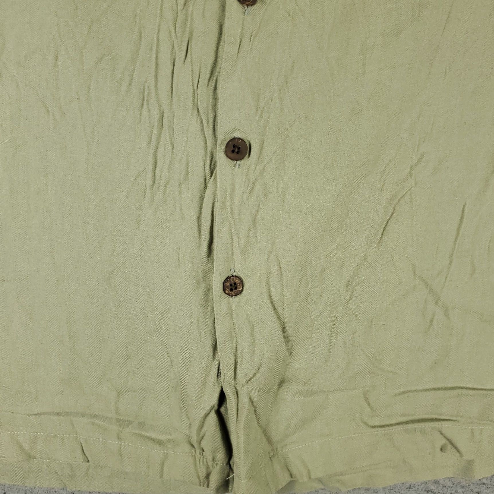 Tommy Bahama Tommy Bahama Shirt Mens 2XL Beige Silk Hawaiian Button Up Short Sleeve Aloha Classic Size US XXL / EU 58 / 5 - 3 Thumbnail