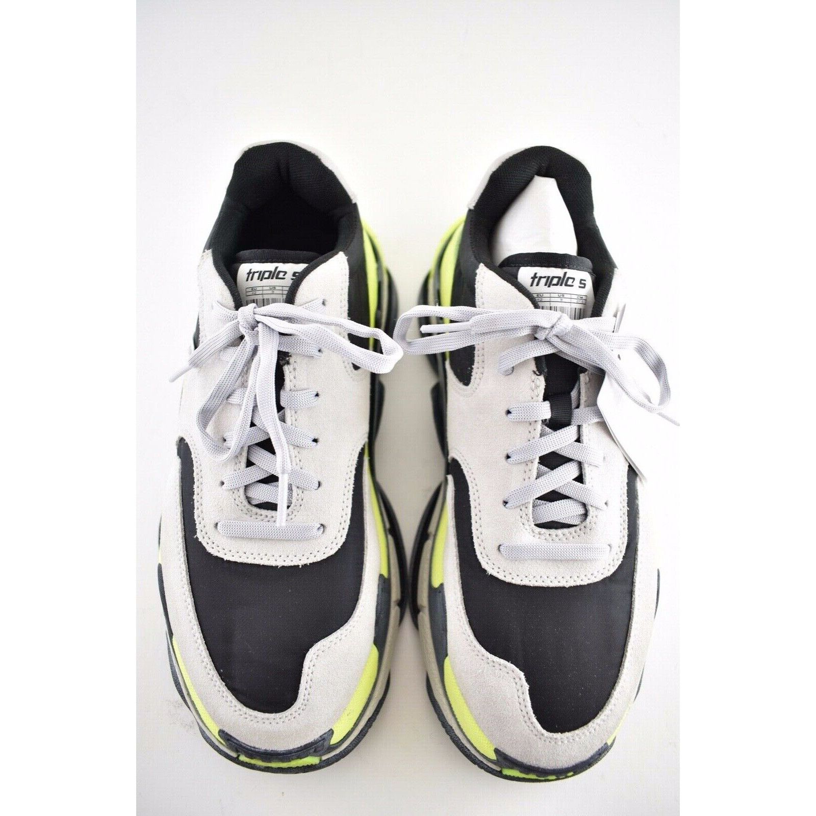 Balenciaga Balenciaga Triple S Mens V2 Black Grey Jaune Nylon Speed Size US 9 / EU 42 - 5 Thumbnail