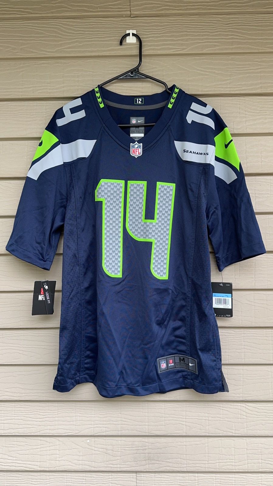 Nike, Shirts, Nike Nfl Seattle Seahawks Dk Metcalf Jersey Nwt Mens Medium