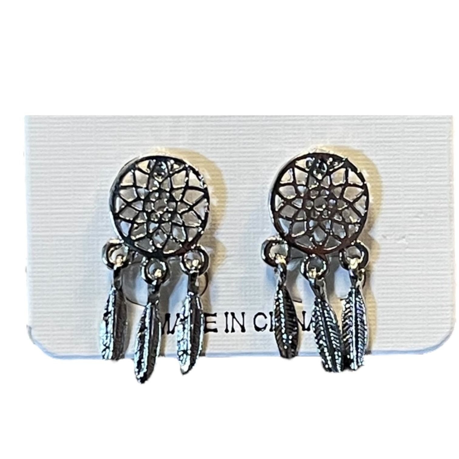 Other Dreamcatcher Silver Dangle Earrings Size ONE SIZE - 2 Thumbnail