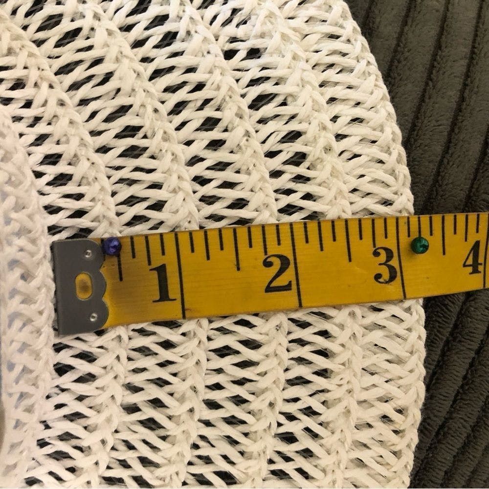Other NWOT kids’ off- white weaved wide brim summer hat OS Size ONE SIZE - 6 Thumbnail