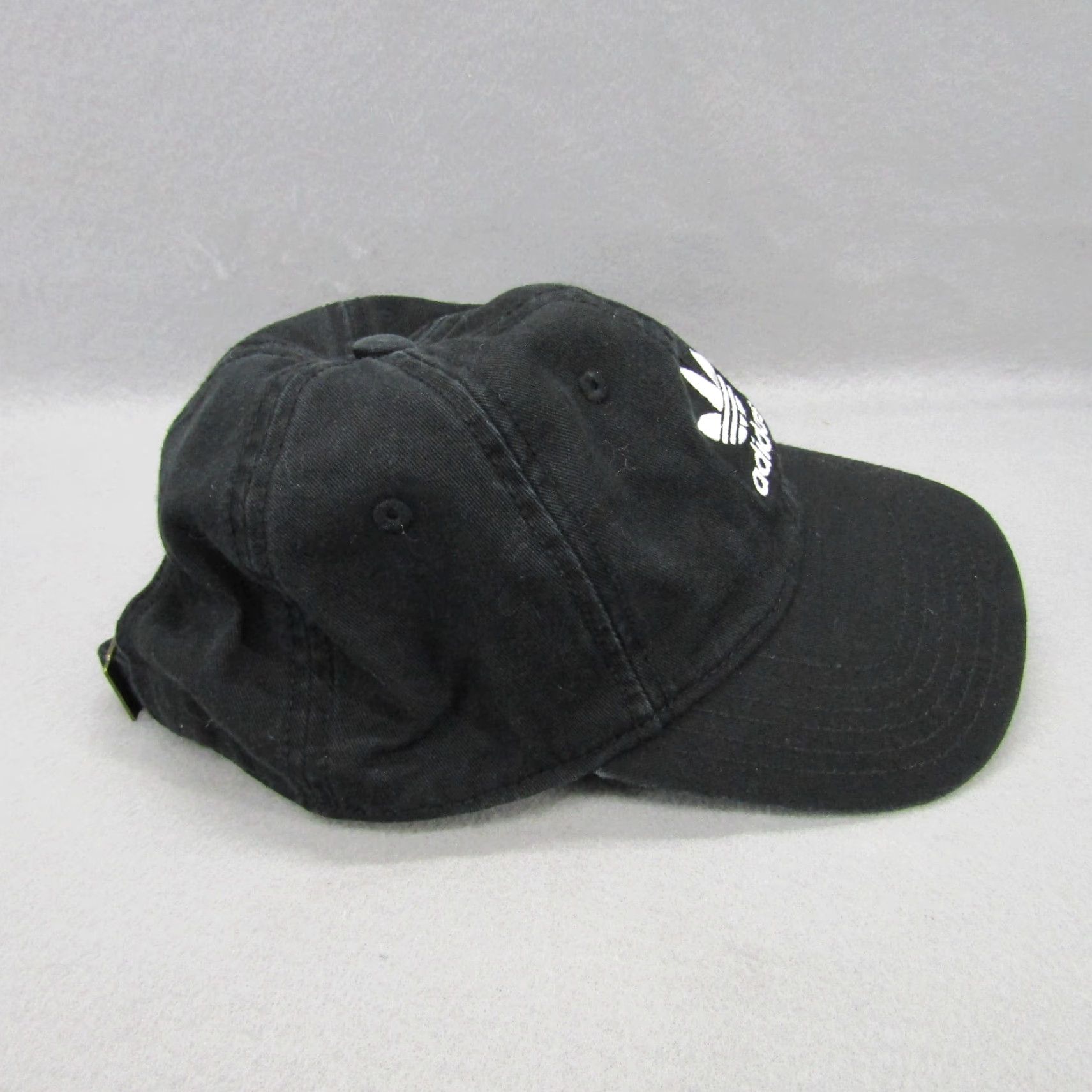 Adidas Adidas Hat Strap Back Black Dad Cap White Trefoil Spellout Outdoor Golf Athletic Baseball Cap Mens Adjustable Black Trefoil Outdoor Sports Size ONE SIZE - 4 Thumbnail