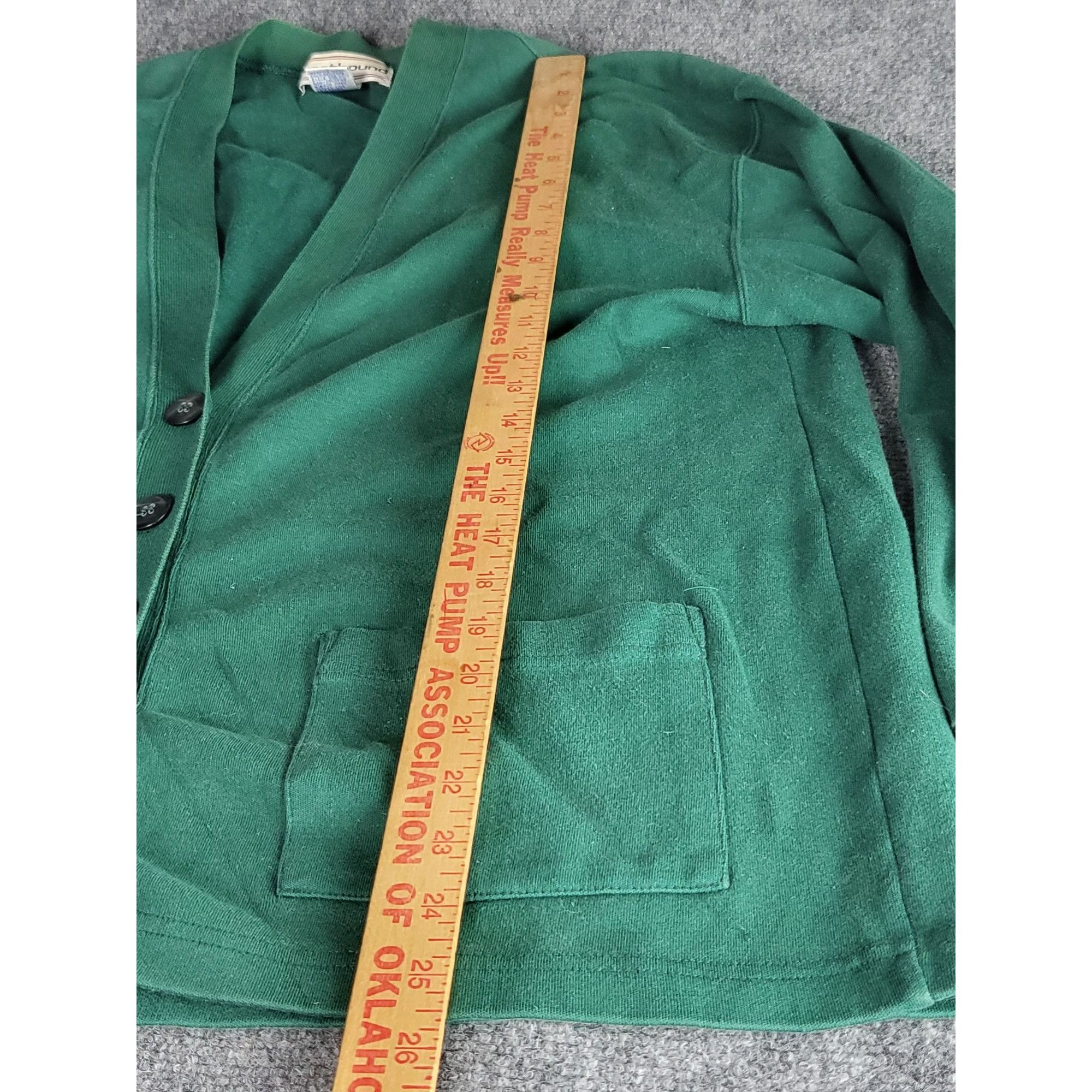 Vintage Vintage Westbound Cardigan Sweater Women Sz M Cotton Green P Size M / US 6-8 / IT 42-44 - 6 Thumbnail