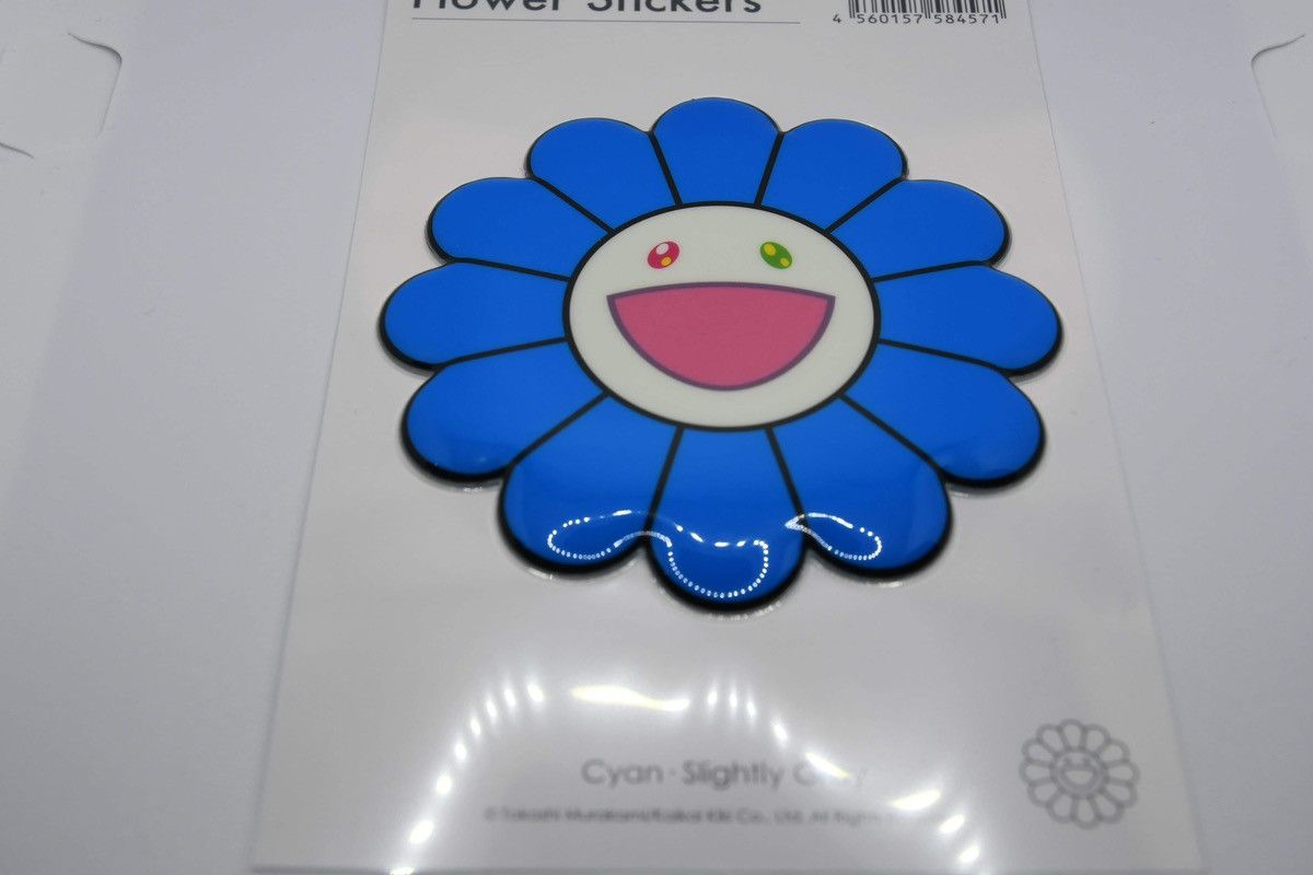 Takashi Murakami Takashi Murakami - Bubblingly Sticker - Cyan Slightly Gray Size ONE SIZE - 2 Thumbnail