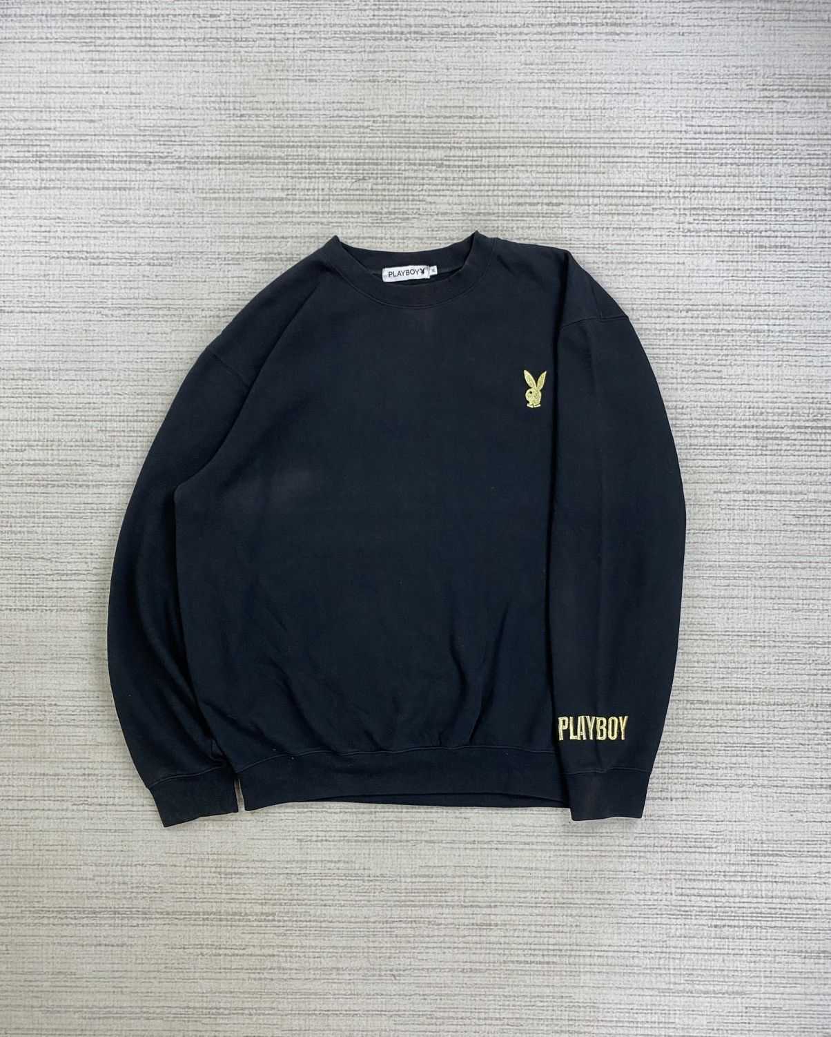 Japanese Brand × Playboy × Vintage Vintage Playboy Big Embroiderey Logo Sweatshirt Size US L / EU 52-54 / 3 - 5 Thumbnail