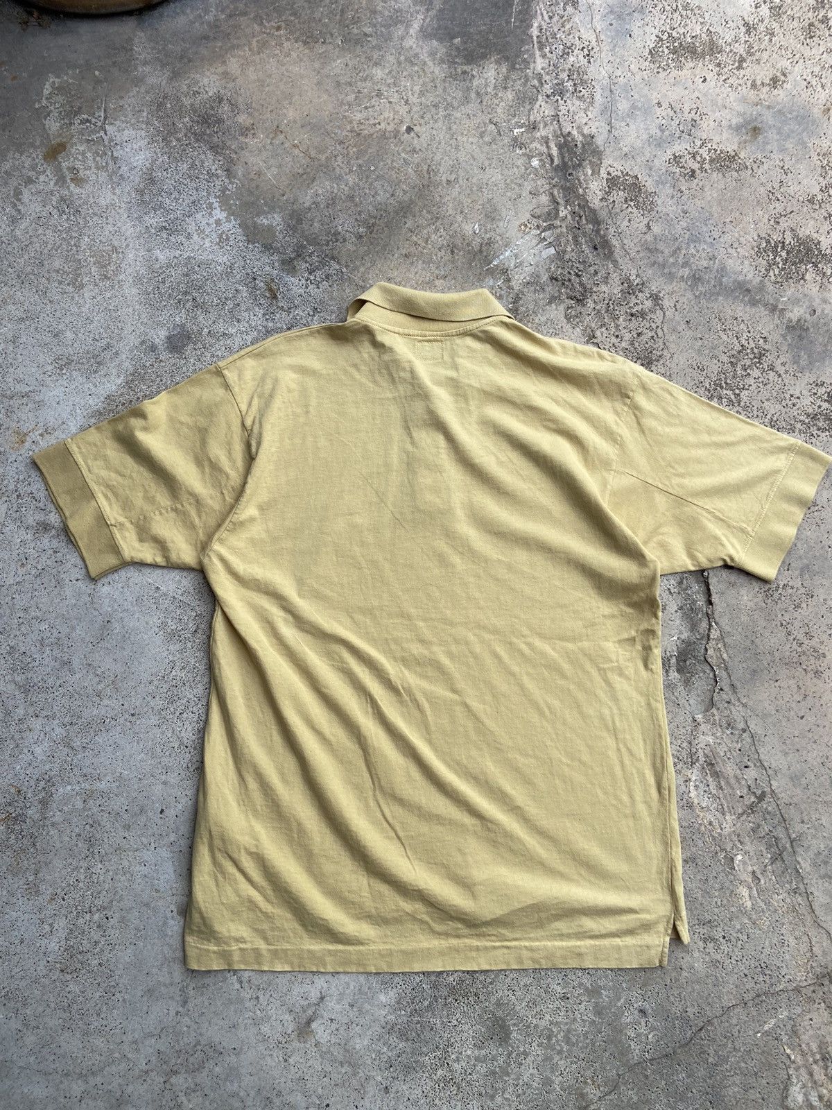 C.P. Company Vintage C.P. Company Piqué Khaki Tan Polo Shirt Size US L / EU 52-54 / 3 - 4 Thumbnail
