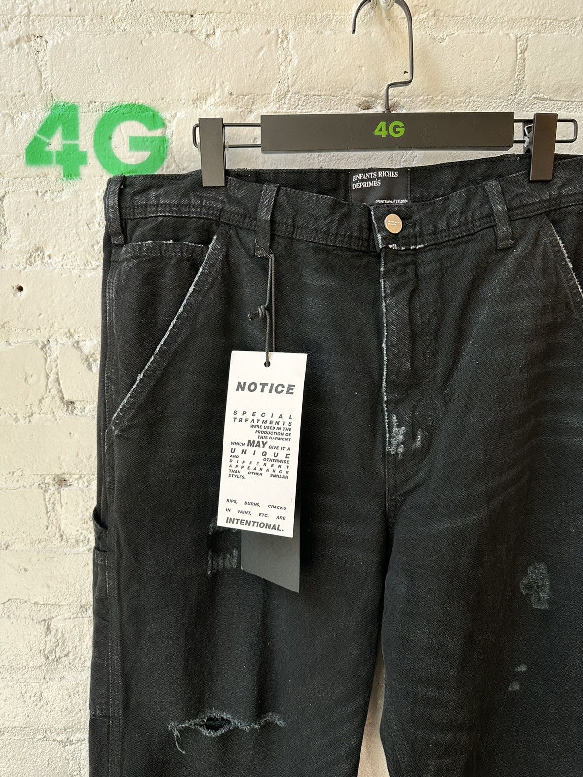 Enfants Riches Deprimes ERD THRASHED FW24 DENIM Size US 36 / EU 52 - 2 Thumbnail
