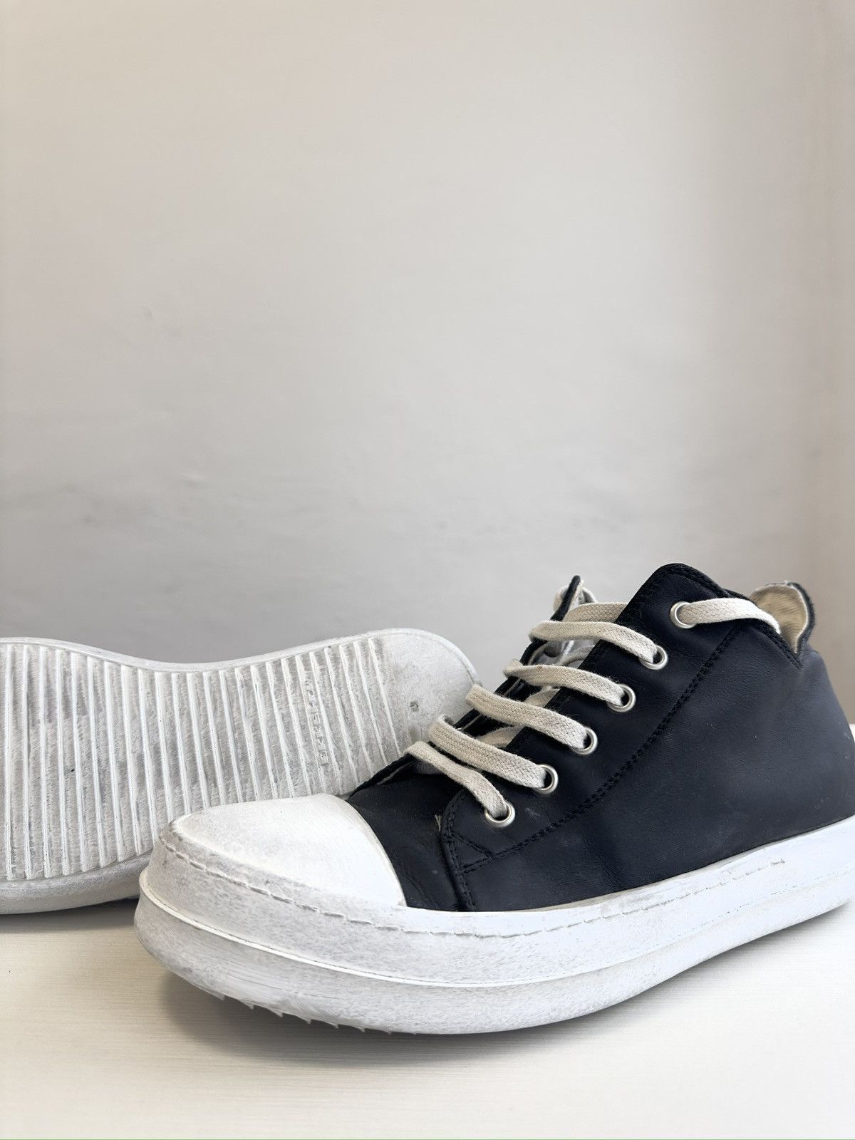 Rick Owens Drkshdw Rick Owned DRKSHDW Ramones low Size US 9 / IT 39 - 1 Thumbnail