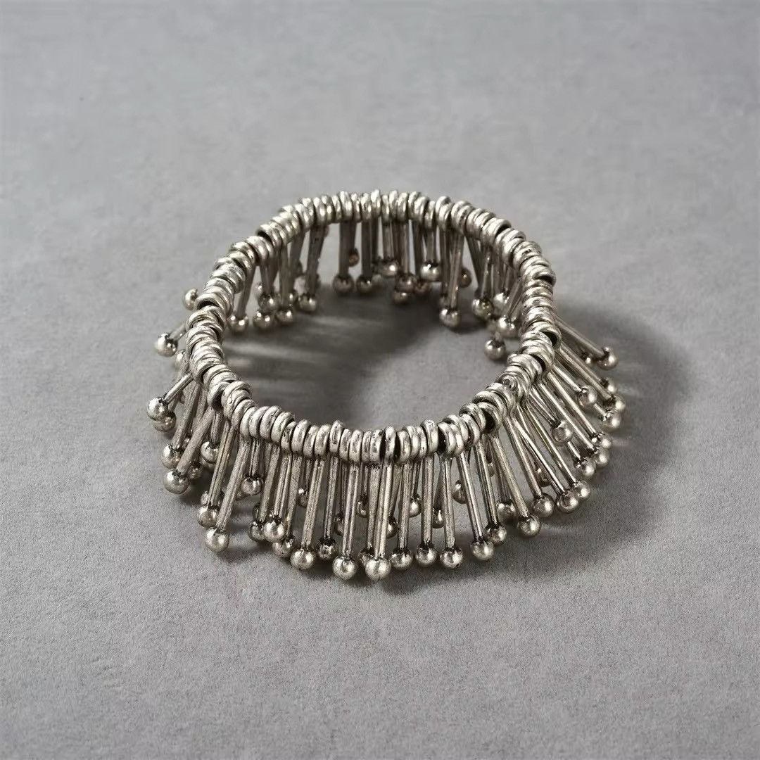 Japanese Brand × Jewelry Avant garde seaweed fringe bracelet chain aesthetic y2k Size ONE SIZE - 6 Thumbnail