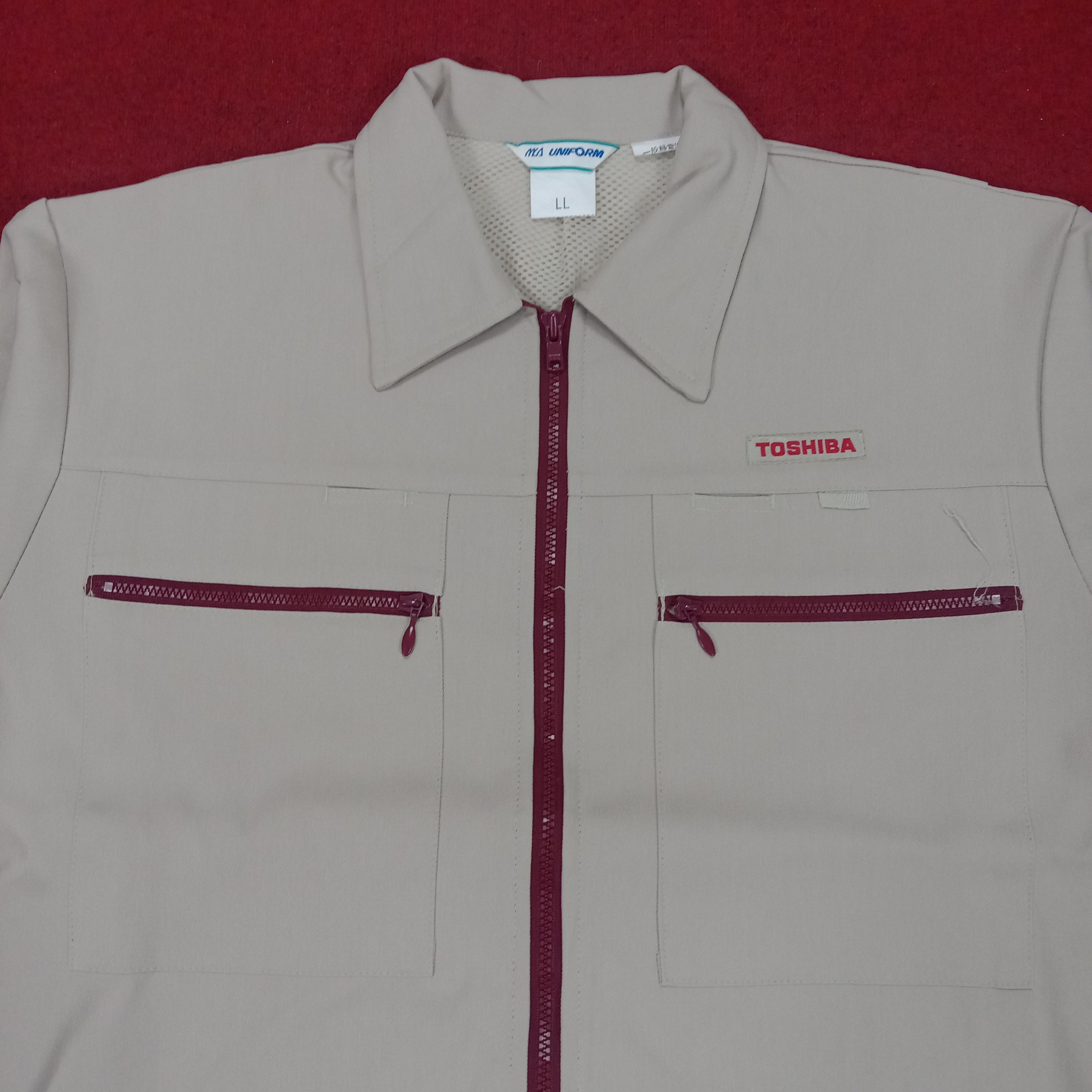 Japanese Brand × Vintage Toshiba Japanese Brand Workwear Uniform Jacket Size US M / EU 48-50 / 2 - 3 Thumbnail