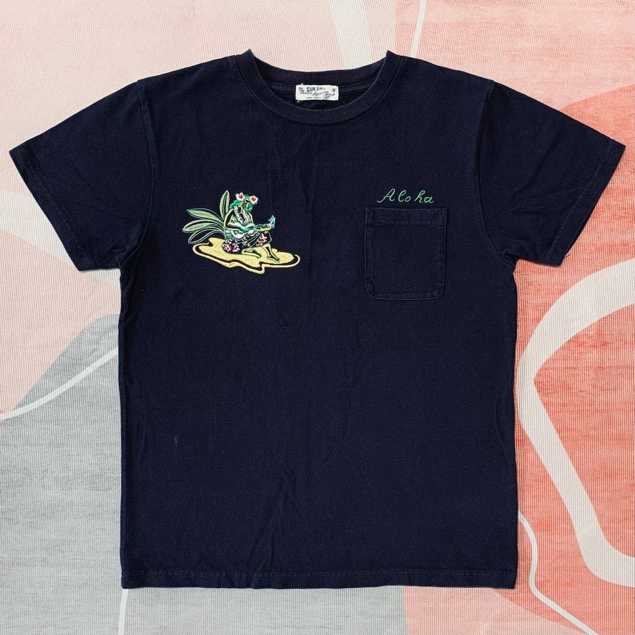 Toyo Enterprises Sun Surf X Beams Hawaii Embroidery Pocket Tees Size US XS / EU 42 / 0 - 2 Thumbnail
