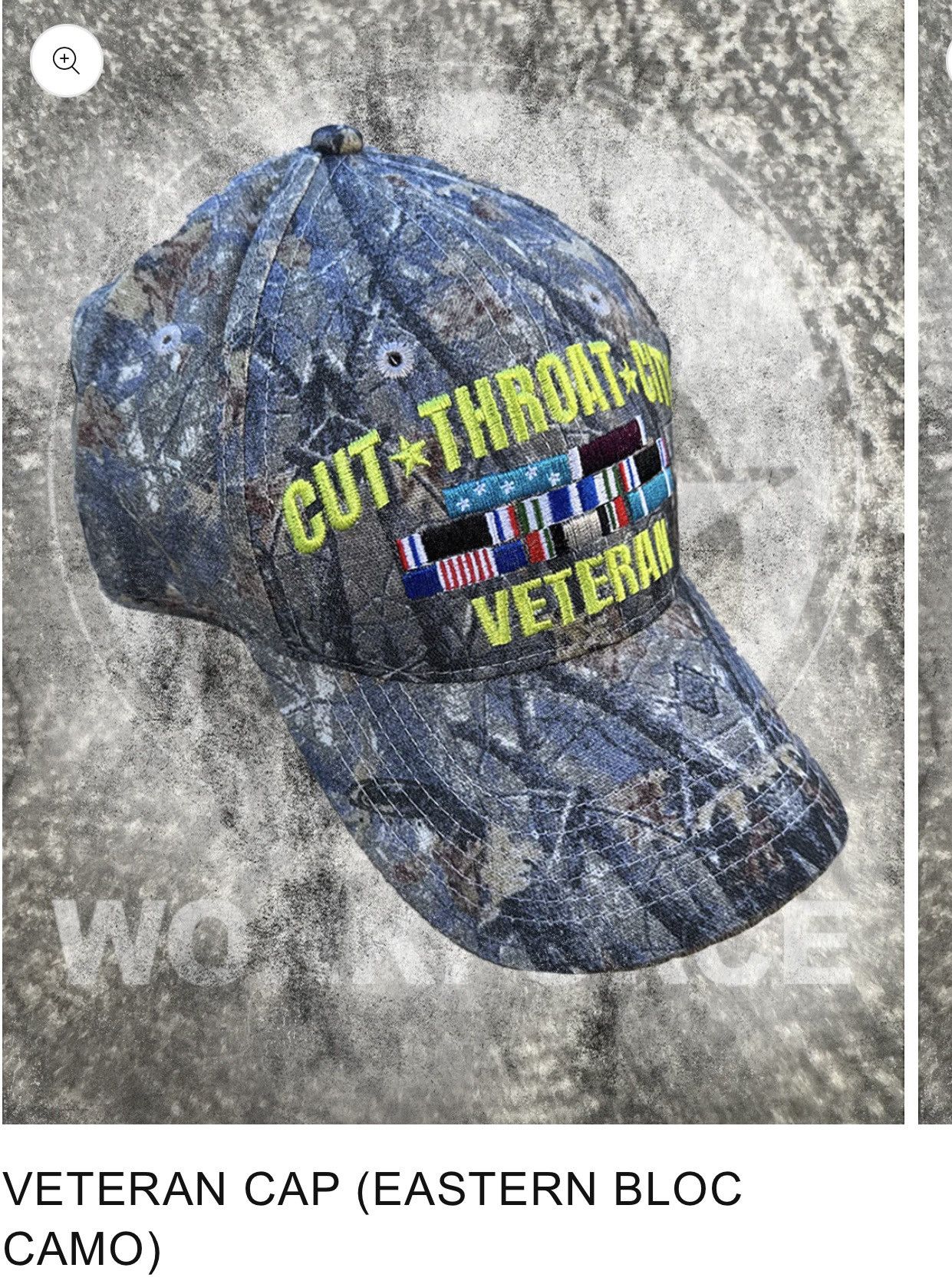 G59 Records × STAFF WORKFORCE STAFFWORKFORCE Veteran Cap Camo Size ONE SIZE - 1 Thumbnail