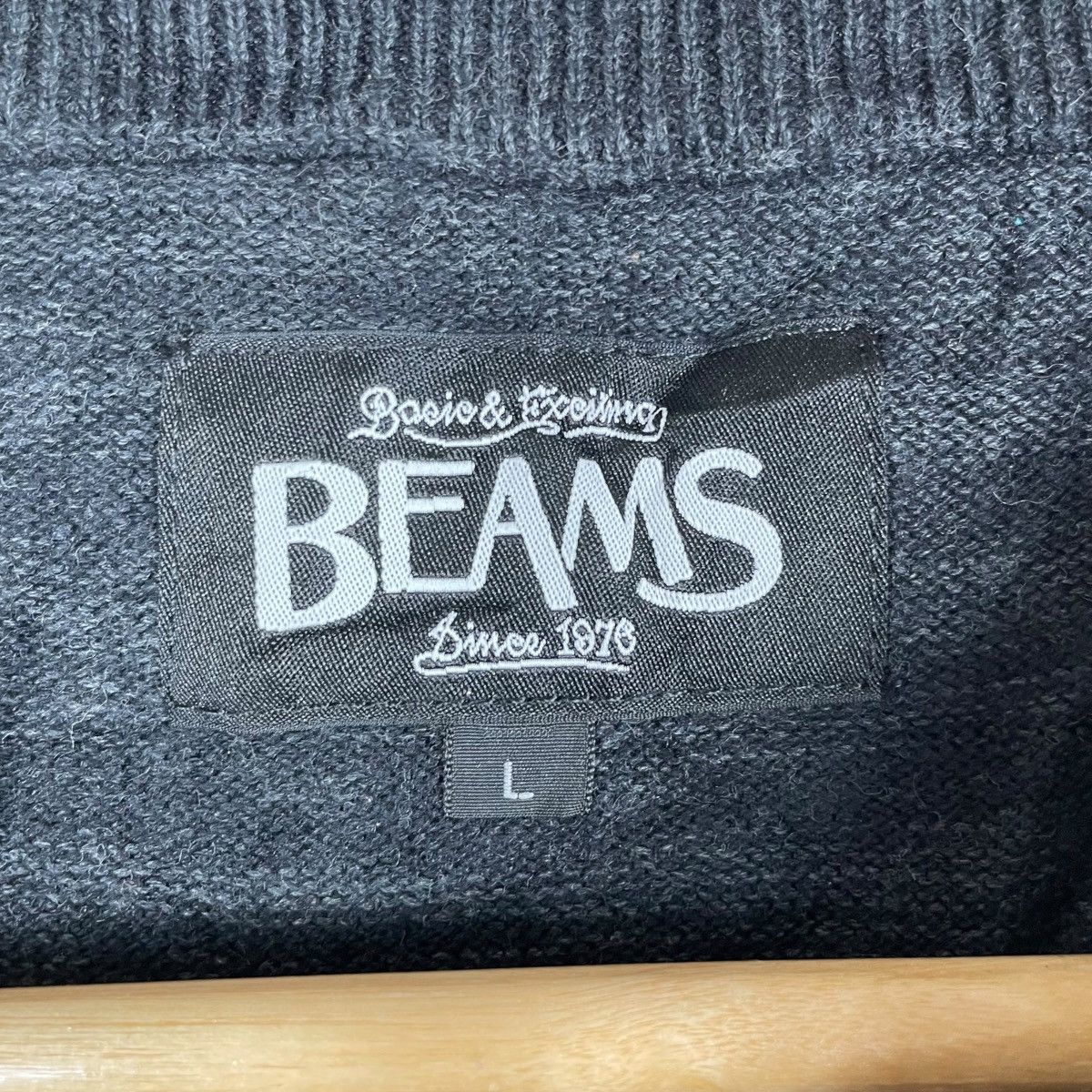 Beams Plus × Japanese Brand Beams Japan Indigo Knitwear Sweater Size US L / EU 52-54 / 3 - 5 Thumbnail