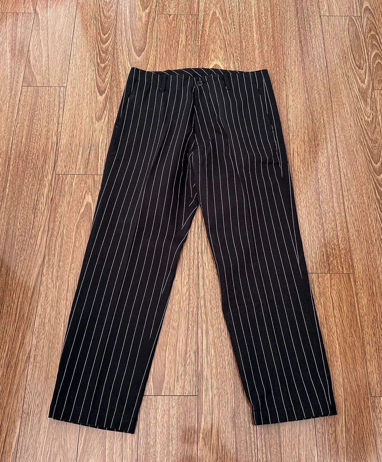 Other Sequel Fragment Chino Pants Black Stripe L New Size US 34 / EU 50 - 1 Thumbnail