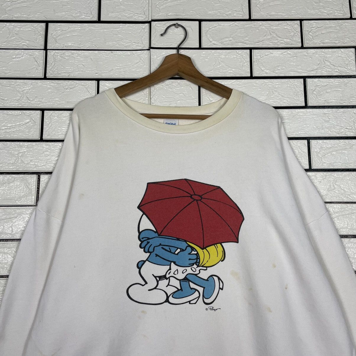 Japanese Brand The Smurf Crewneck Sweatshirt Size US L / EU 52-54 / 3 - 2 Thumbnail