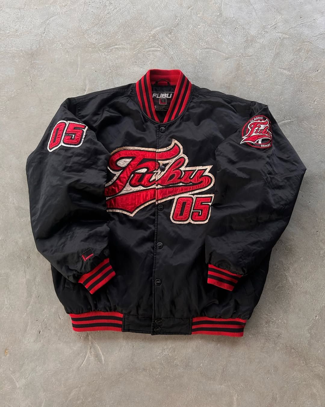 Fubu × Vintage Rare 🔥 90's FUBU 05 Embroidery Heavyweight Jacket Size US L / EU 52-54 / 3 - 8 Thumbnail