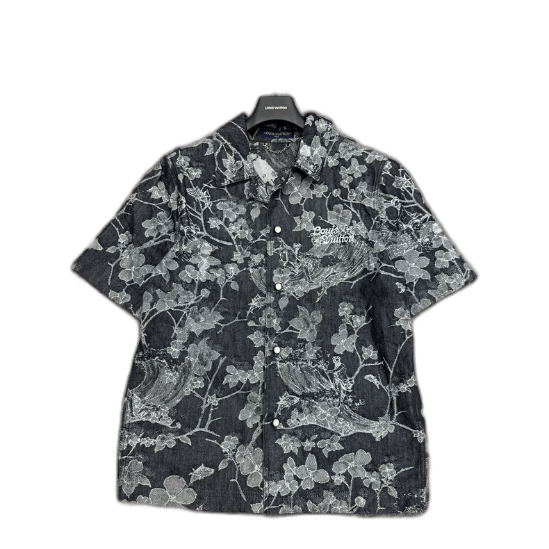 Louis Vuitton louis vuitton floral denim short sleeve Size US XS / EU 42 / 0 - 1 Thumbnail