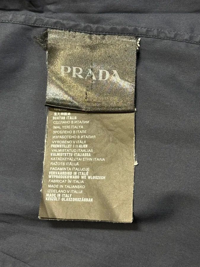 Prada AW2014 Prada Navy Minimalist Shirt Size US M / EU 48-50 / 2 - 7 Thumbnail