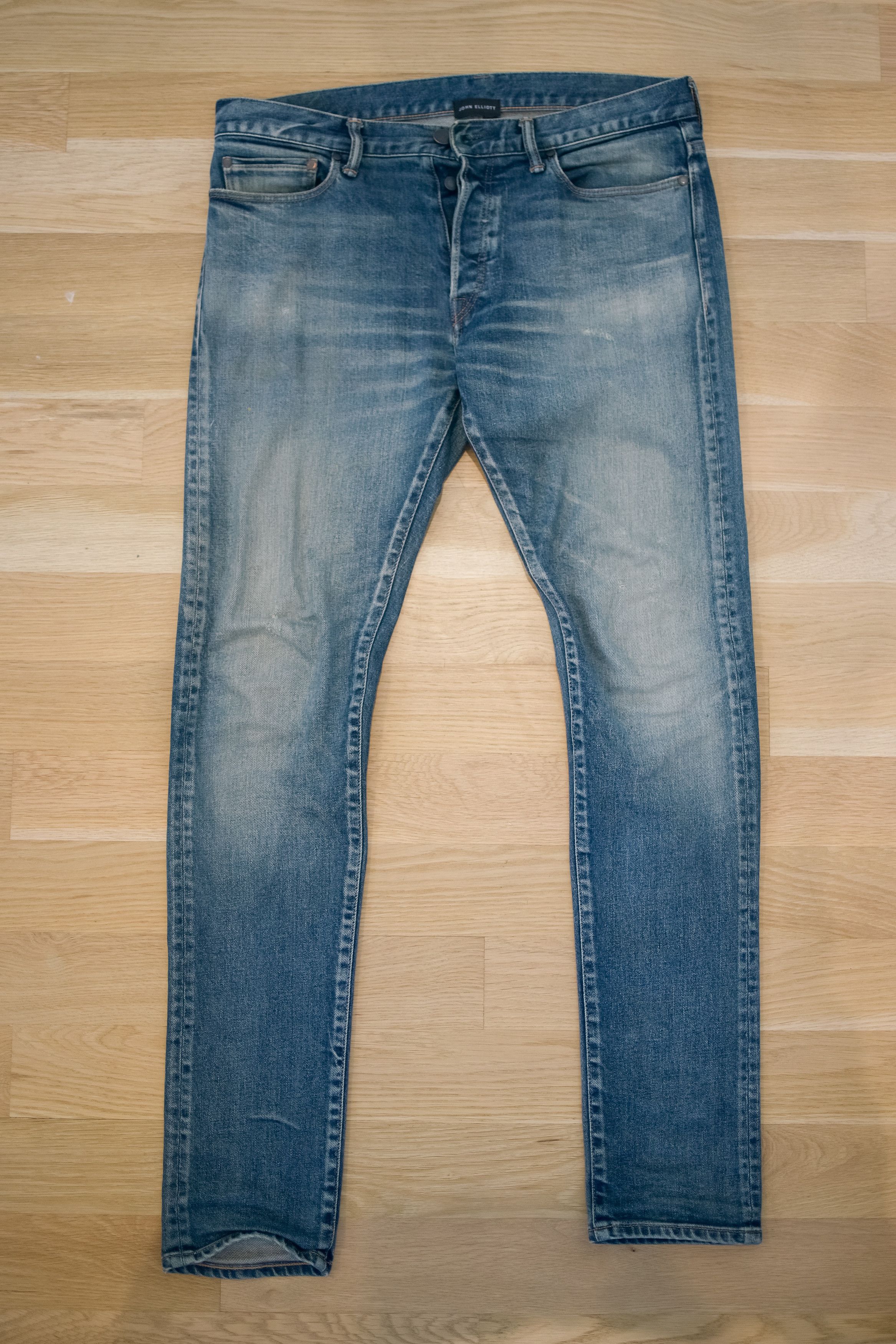 John Elliott John Elliott Cast 2 Denim – Blue Wash – Size 32 Size US 32 / EU 48 - 1 Thumbnail