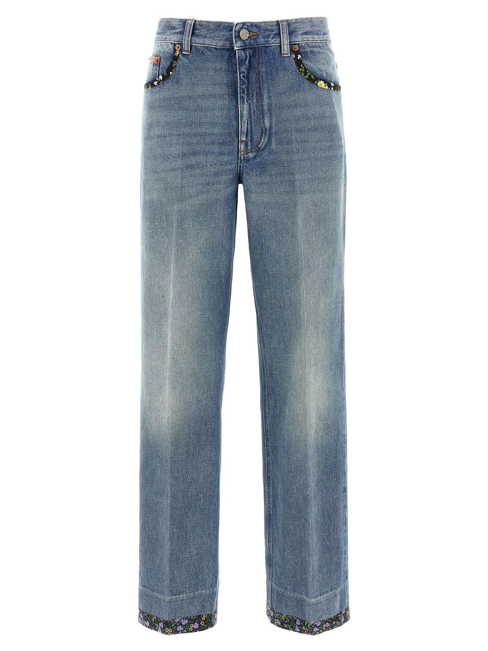 Valentino Valentino Garavani Floral Jeans Size 28" / US 6 / IT 42 - 1 Thumbnail