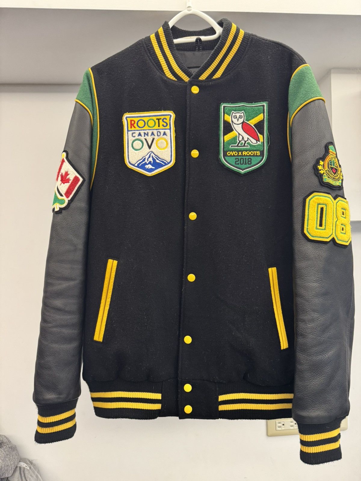 October's Very Own × Roots Roots X October’s Very Own(OVO) Varsity Jacket Size US XL / EU 56 / 4 - 1 Thumbnail