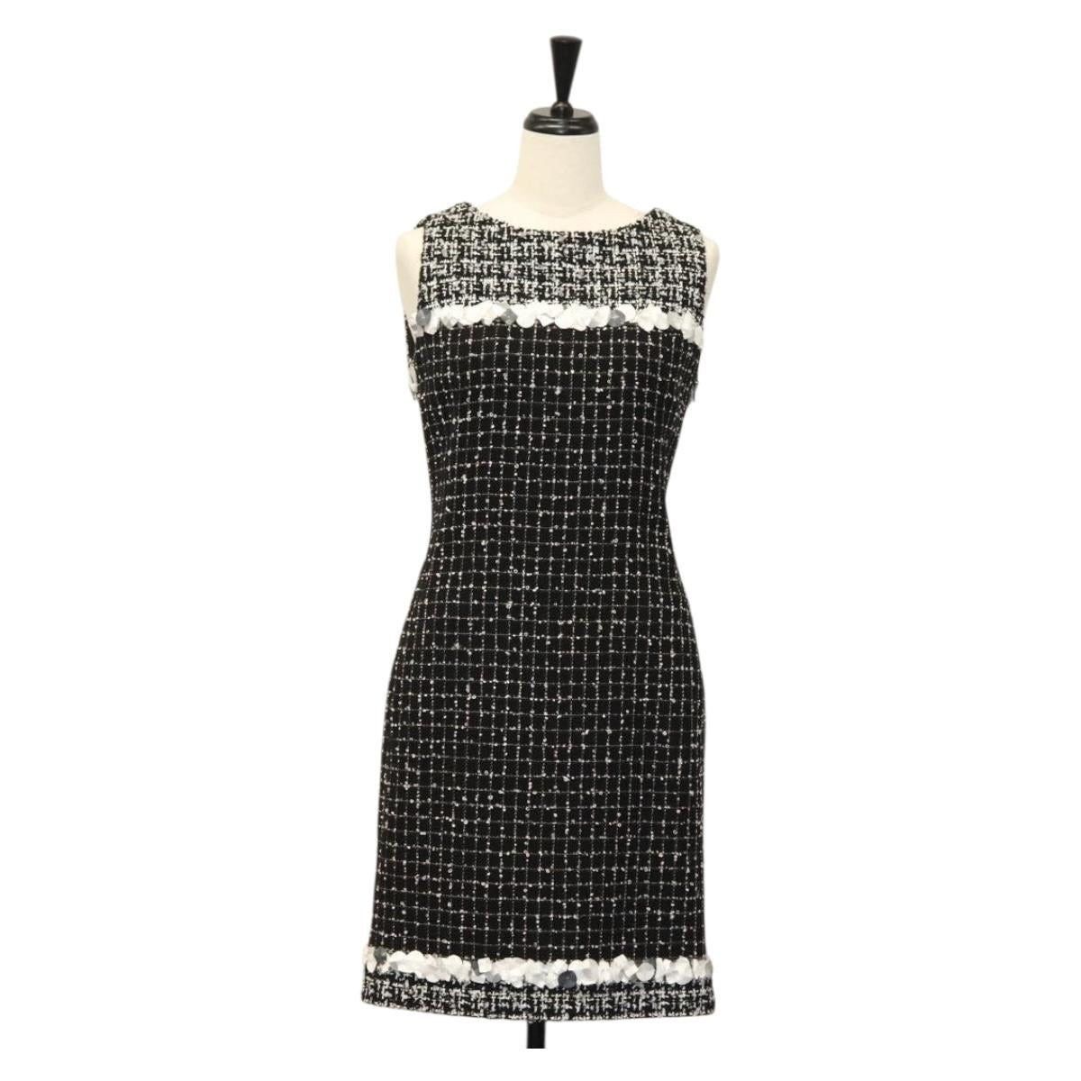 Chanel Chanel One Piece Shirt Tweed Black CC Size ONE SIZE - 1 Thumbnail