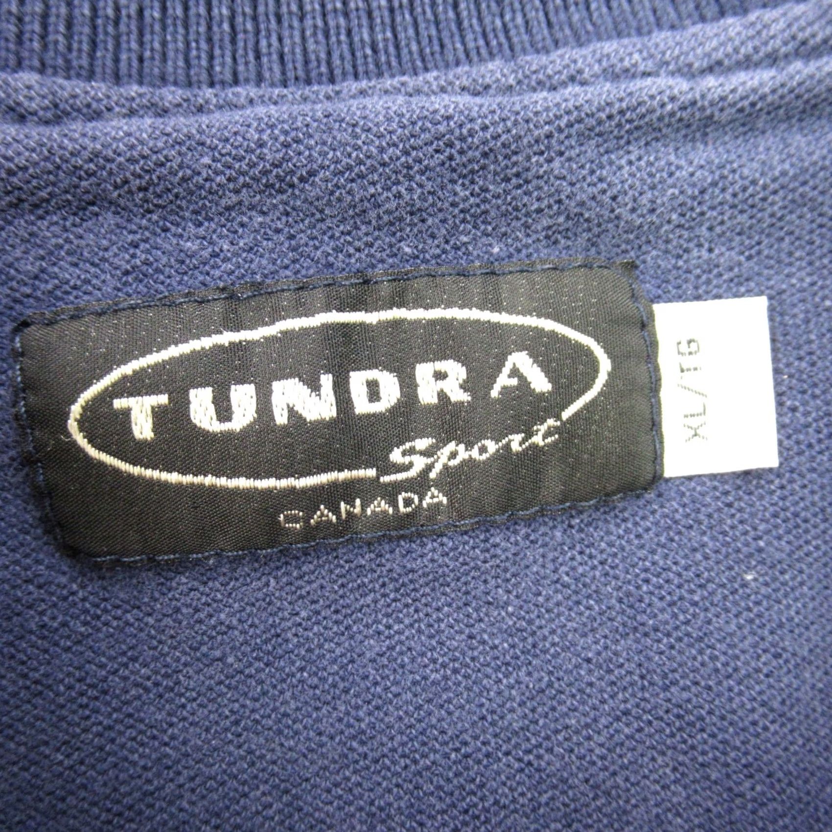 Vintage Tundra Mens Polo Shirt Short Sleeve XL 1/4 Zip Lightweight Blue Golf Casual Shirt Mens Polo Size US XL / EU 56 / 4 - 3 Thumbnail
