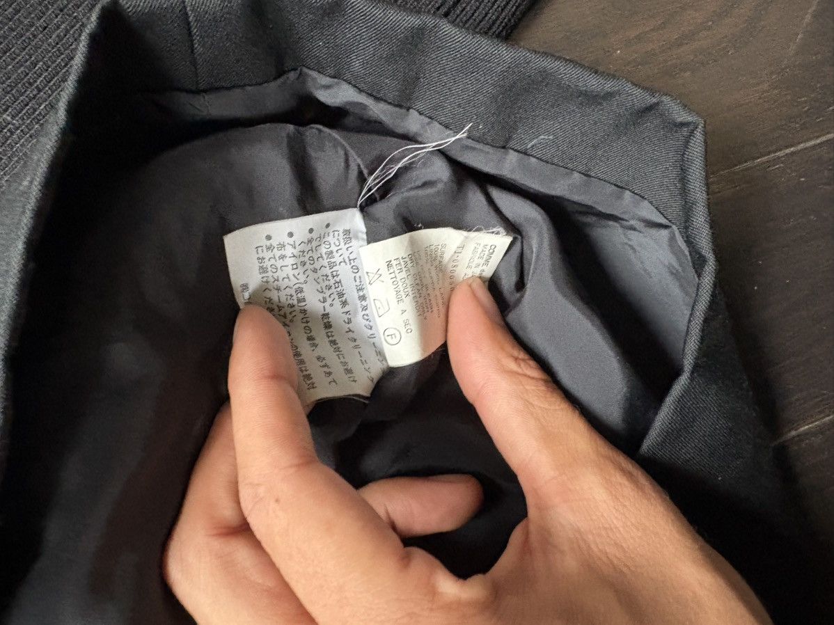 Comme des Garcons 1992 Comme Des Garcons Cropped Hybrid Blazer Size 34S - 4 Thumbnail