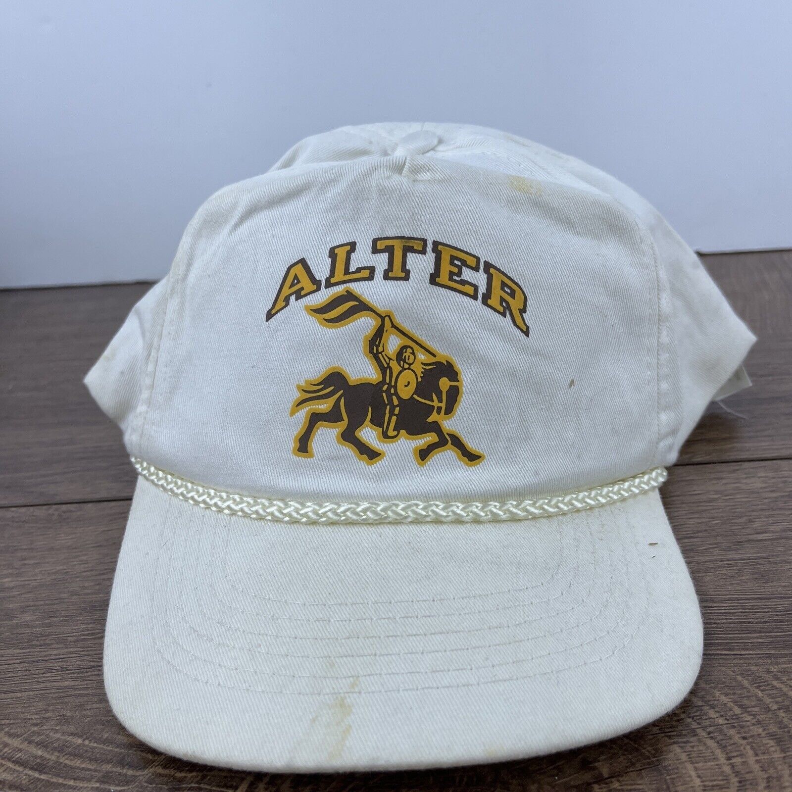 Other Alter Knights Hat Alter Hat White Hat Adjustable Snapback Ad Size ONE SIZE - 4 Thumbnail