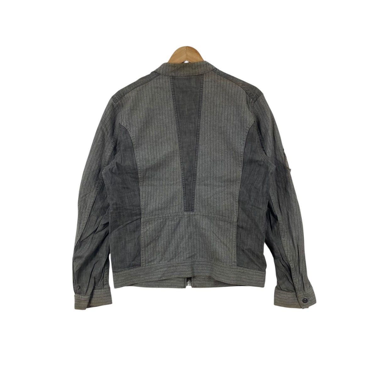 Diesel Vintage DIESEL PINSTRIPEjy Utility Biker Jacket Size US L / EU 52-54 / 3 - 7 Thumbnail