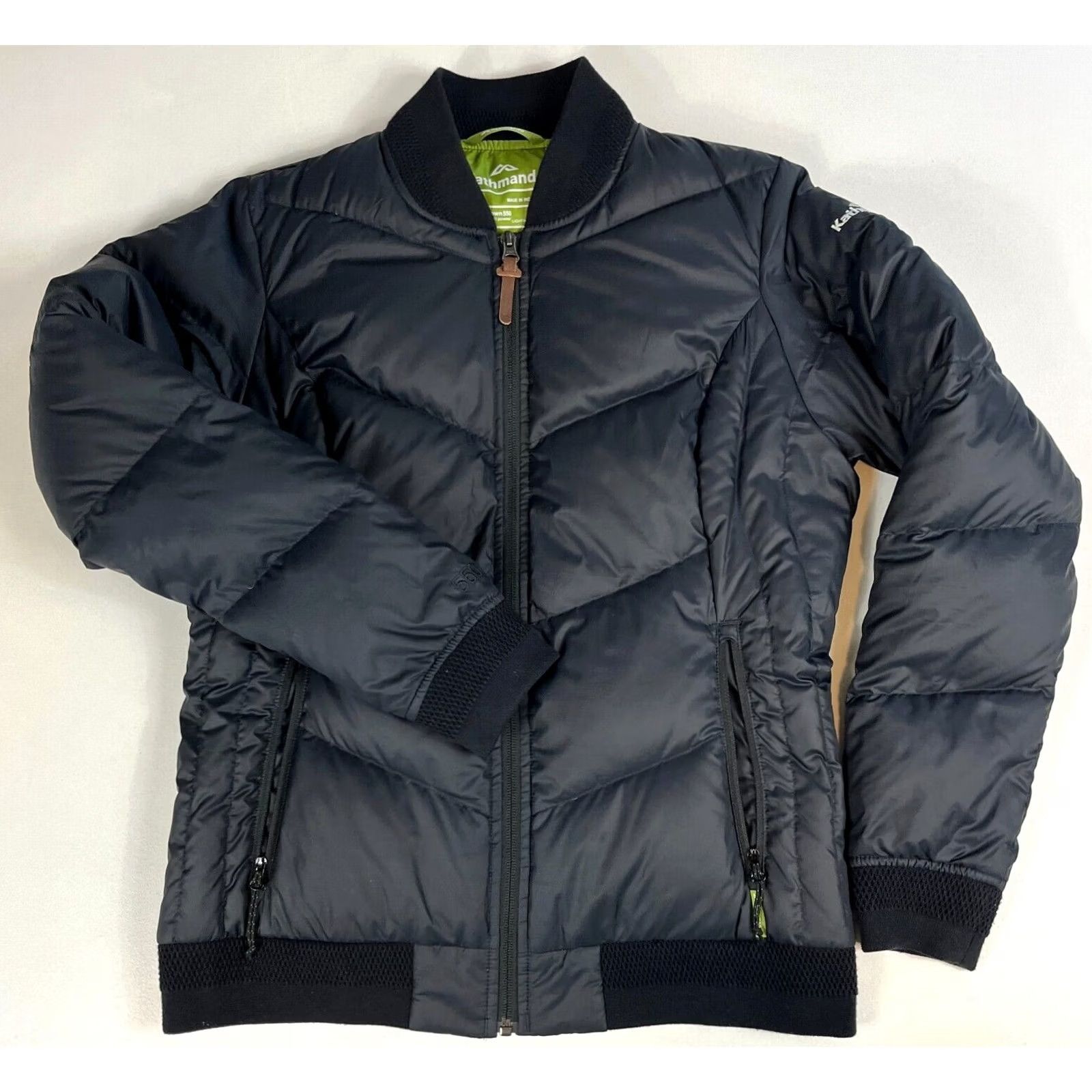 Kathmandu VINTAGE Kathmandu Women's Down Bomber Jacket Sz 8 Black Quilted Fall Winter Cozy Casual Mens? Size M / US 6-8 / IT 42-44 - 2 Thumbnail
