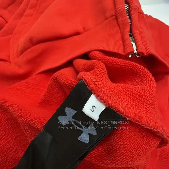 Balenciaga Balenciaga x Under Armour Red Hoodie Sweatshirt. Size US S / EU 44-46 / 1 - 3 Thumbnail