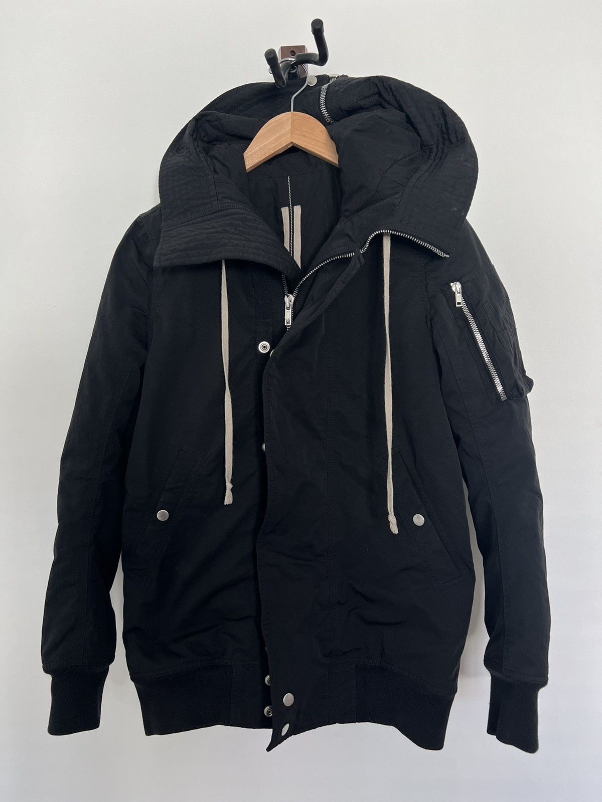 Image of Rick Owens Exploder Parka in Black, Men's (Size Small)