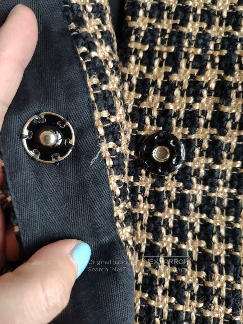 Valentino Valentino Black gold patchwork weaves a small fragrance Size S / US 4 / IT 40 - 4 Thumbnail