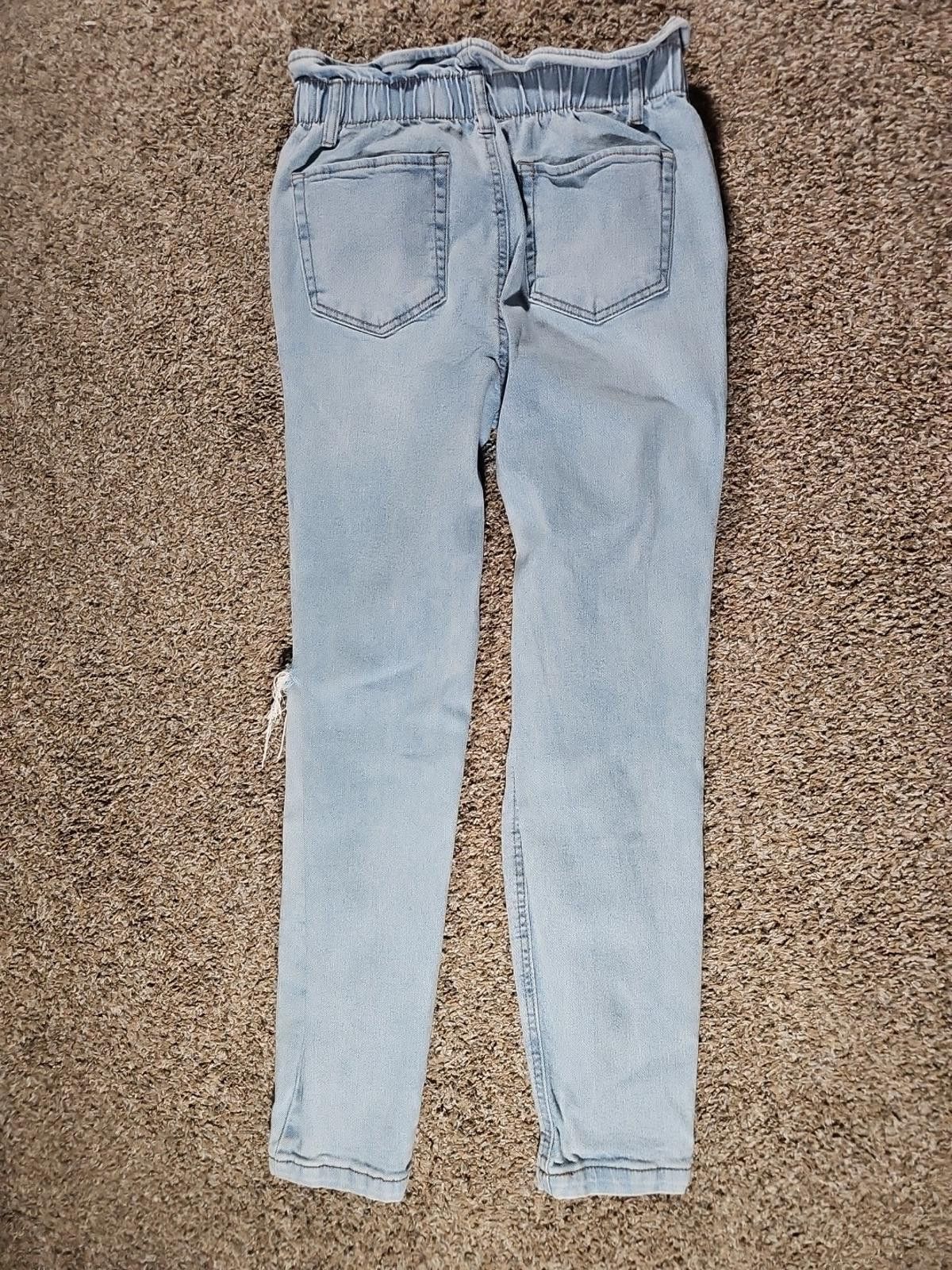 Other Tinseltown Sz 3 Distressed Light Wash Slim Jeans Size 30" / US 8 / IT 44 - 6 Thumbnail