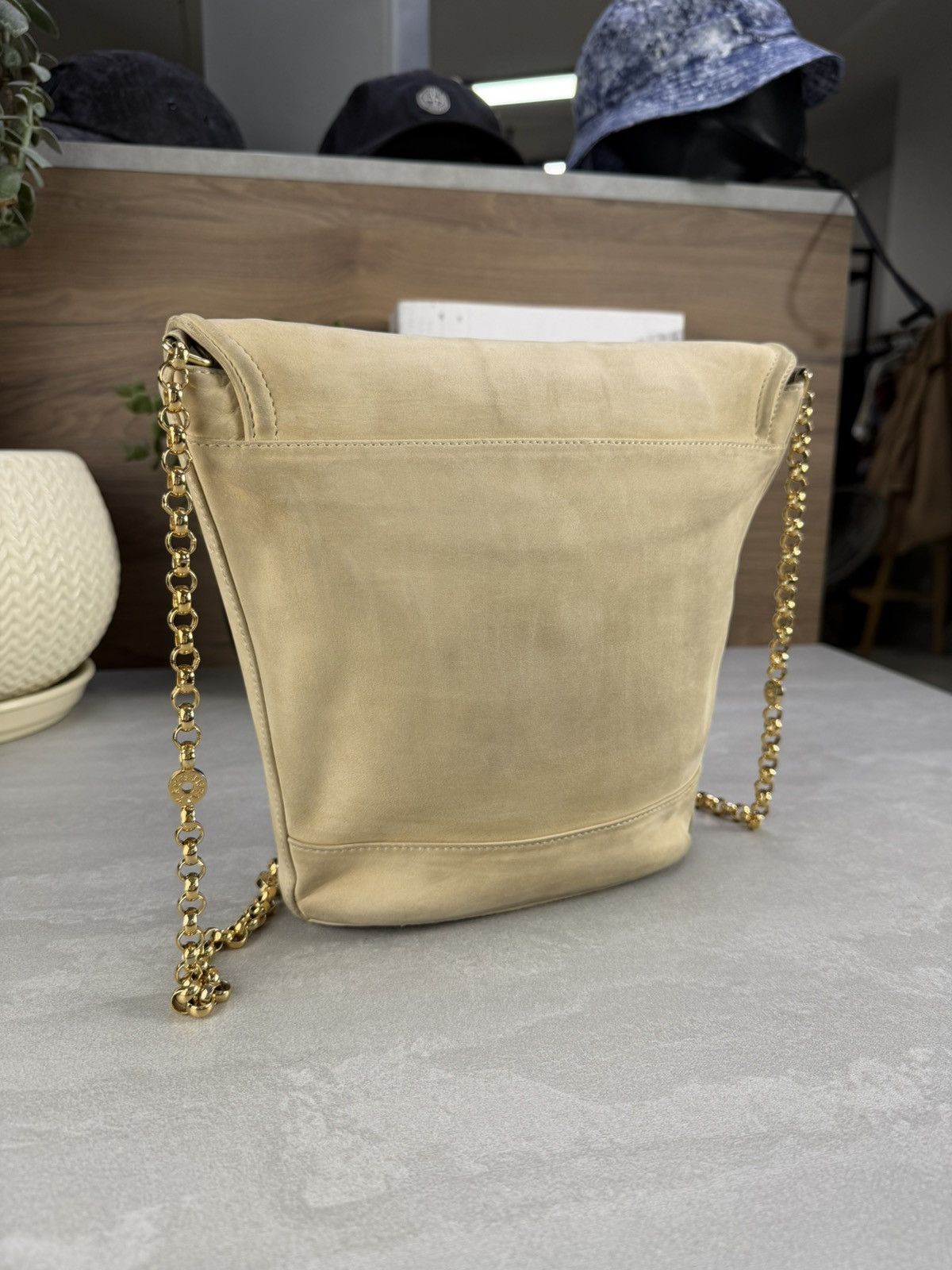 Tiffany & Co. TIFFANY & Co. Chain Shoulder Bag crossbody beigegold vintage Size ONE SIZE - 9 Thumbnail