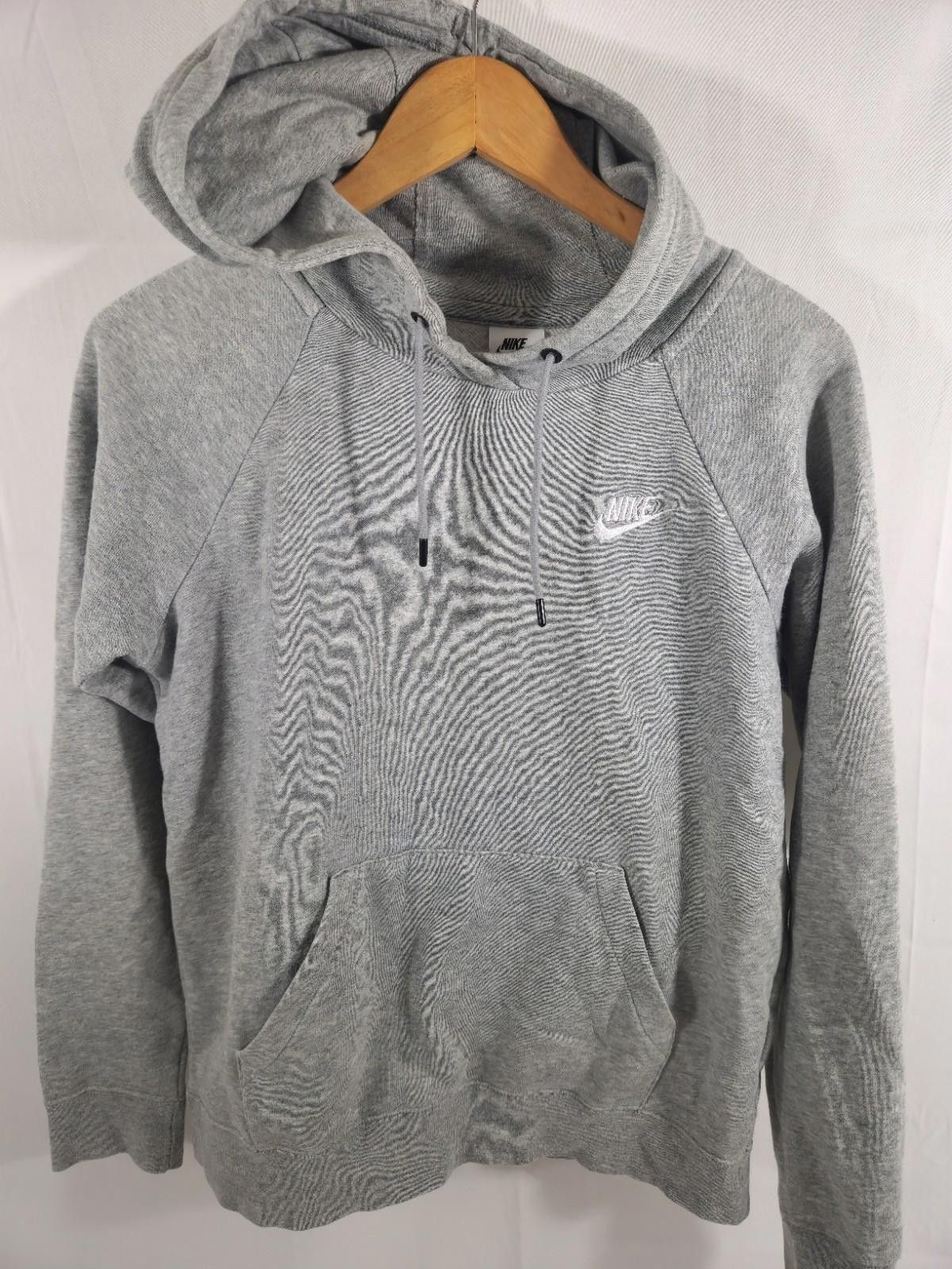 Nike Vintage Nike Grey Pullover Hoodie White Nike Size Small Size US S / EU 44-46 / 1 - 1 Thumbnail