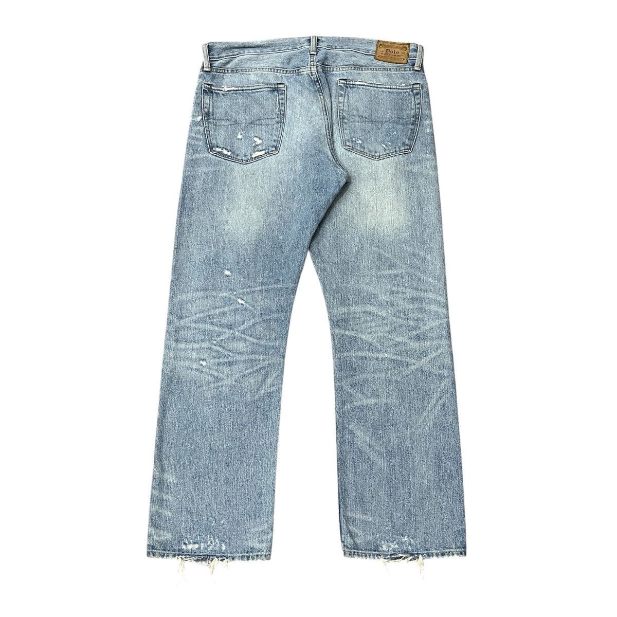 Polo Ralph Lauren Polo Ralph Lauren Distressed Denim Blue Sky ifsix Lgb Style Size US 36 / EU 52 - 3 Thumbnail