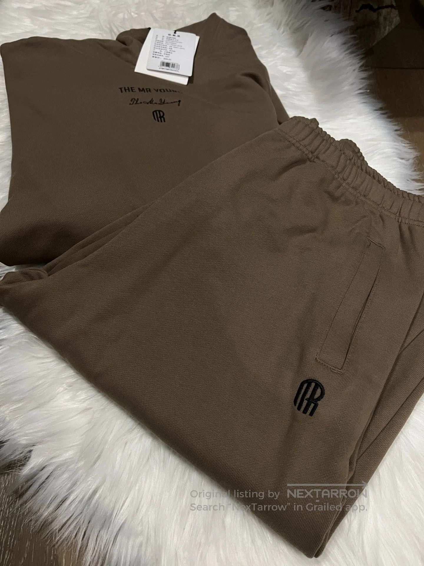 Japanese Brand THEMRYOUNG Casual Beige Hoodie Outfit. Size US M / EU 48-50 / 2 - 3 Thumbnail