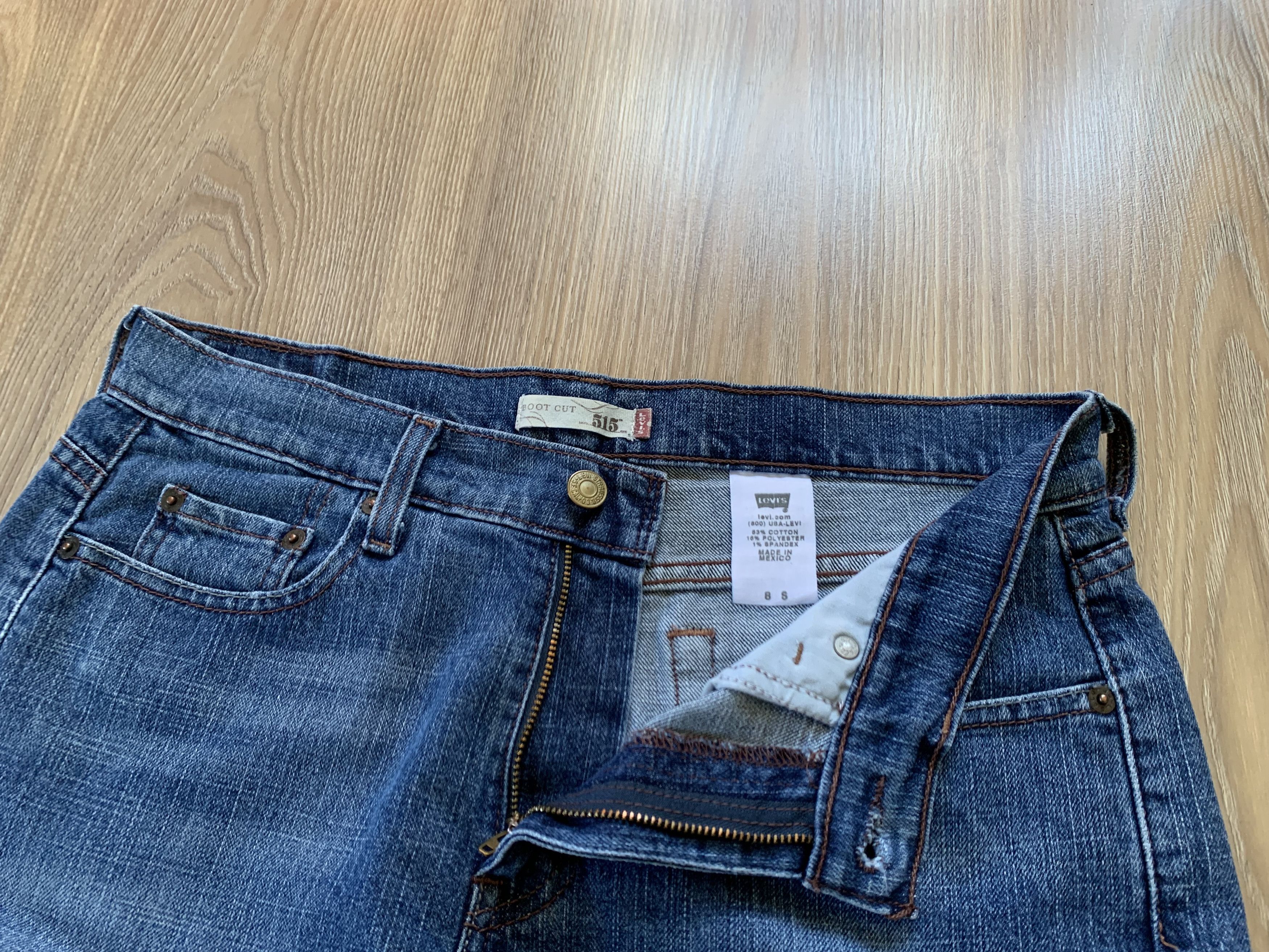 Levi's Levi’s 515 Bootcut Blue Wash Flare Denim Jeans Size US 31 - 5 Thumbnail
