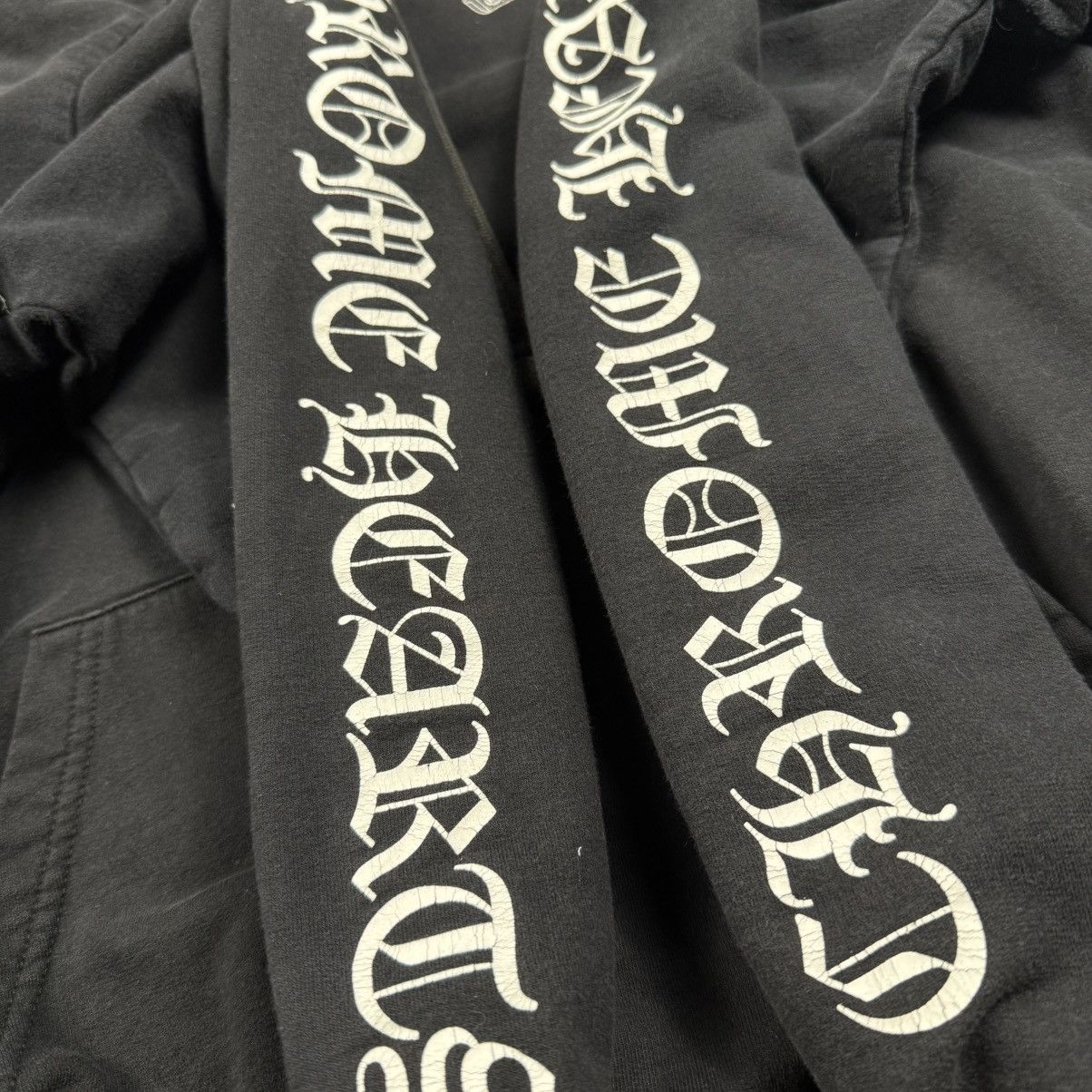 Chrome Hearts Chrome Hearts Scroll Logo ‘Black’ Hoodie Size US L / EU 52-54 / 3 - 3 Thumbnail