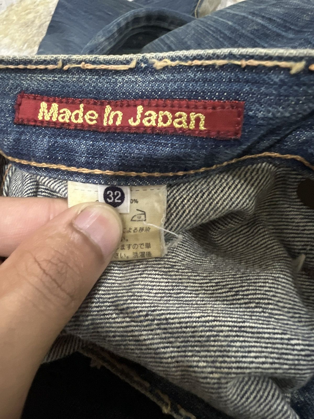 Kapital Archive Kapital Indigo Slubby Denim Selvaged Carpenter Jeans Size US 29 - 10 Thumbnail