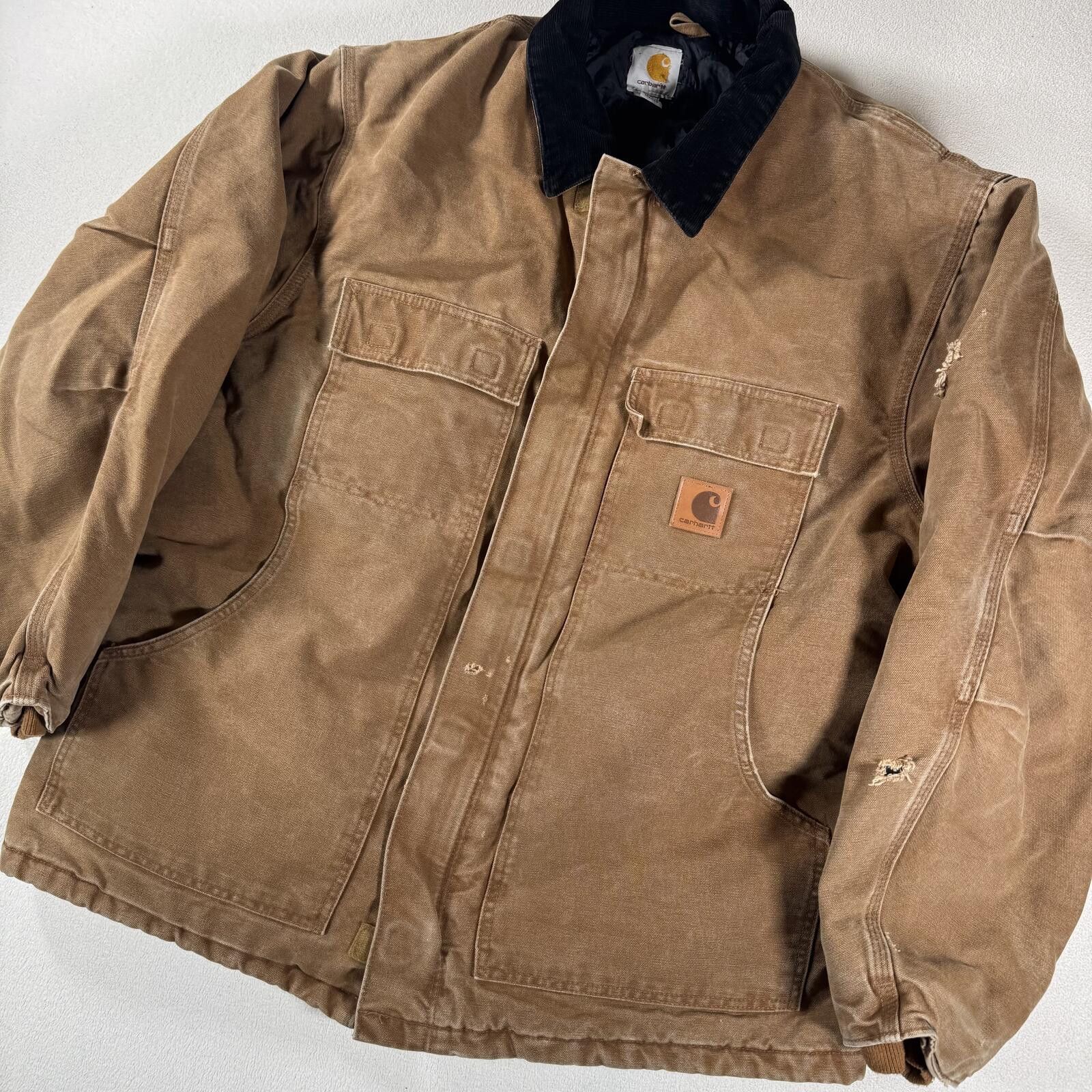 Carhartt Vintage Carhartt C26 211 Quilted Lined BRN Arctic Jacket Size US XL / EU 56 / 4 - 8 Thumbnail