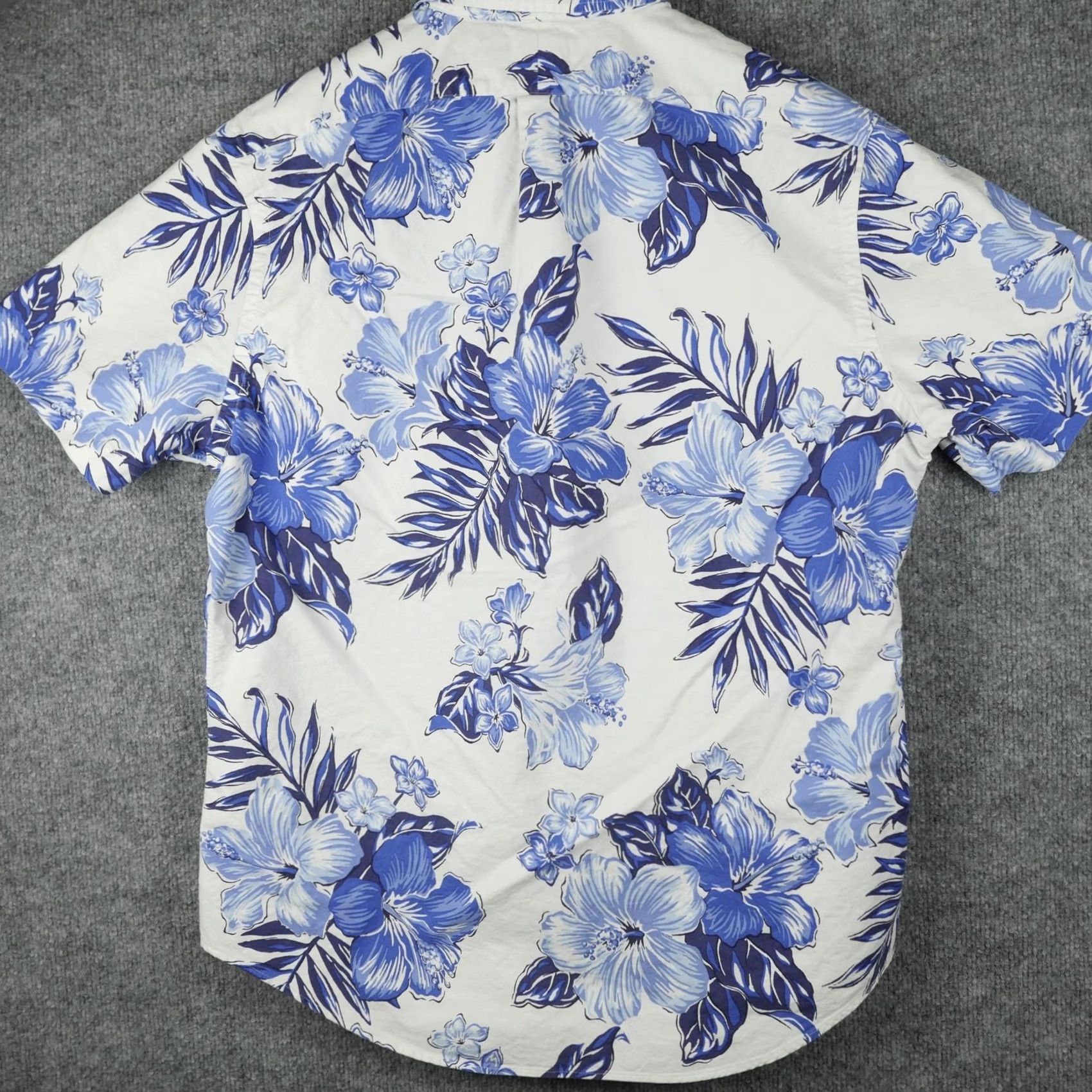 Ralph Lauren Ralph Lauren Shirt Mens XL Blue Floral Hawaiian Button Up Slim Fit Short Sleeve Size US XL / EU 56 / 4 - 6 Thumbnail